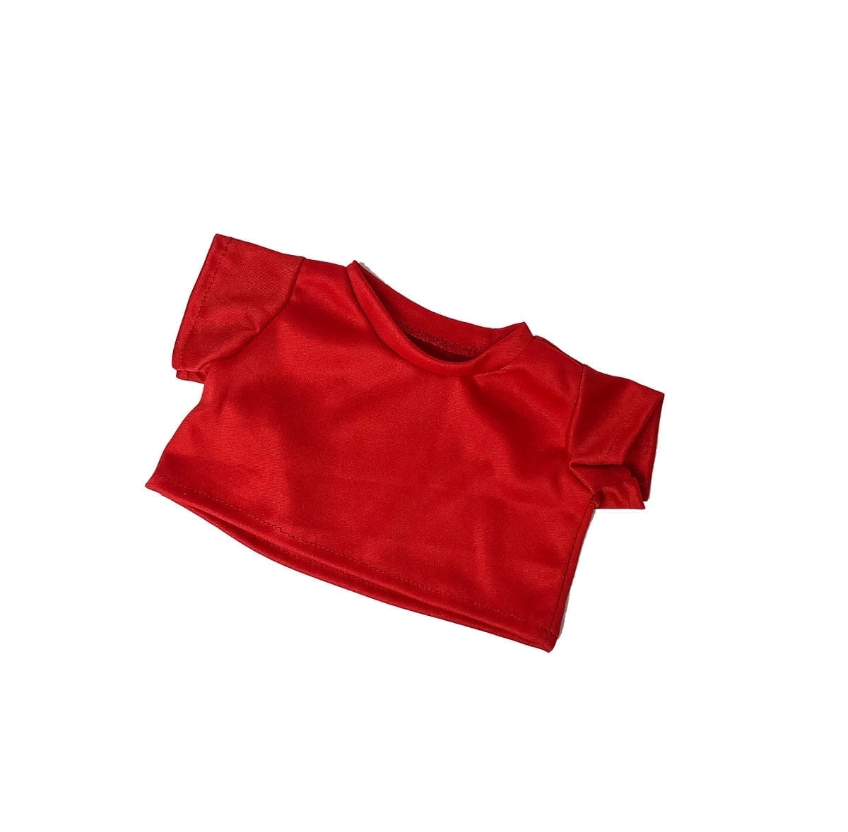 New Red T-Shirt Outfit for 14"-16" Teddy Bears - Fits Build-A-Bear and Make Your Own Stuffed Animals Plush Gear