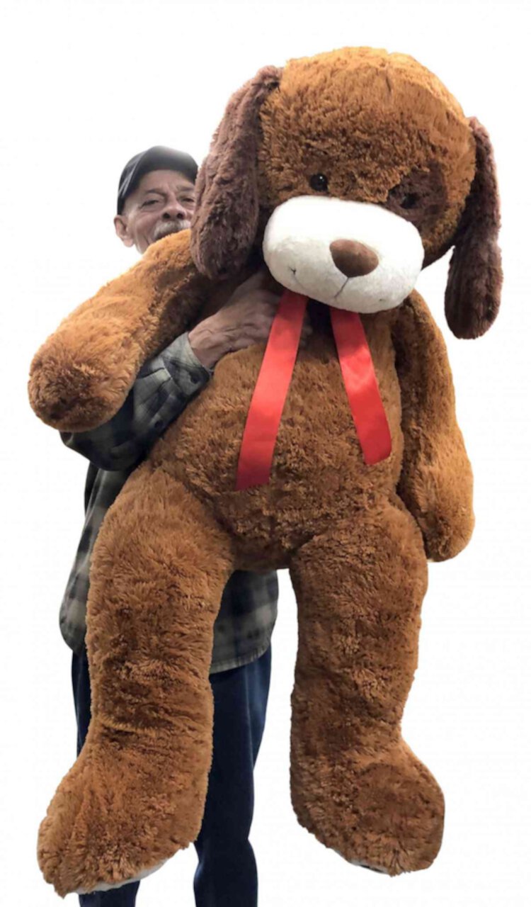 Big Plush Giant Stuffed Dog 5 foot Huge Stuffed Animal Puppy Plushie Giant Teddy Bear Alternative Big Plush