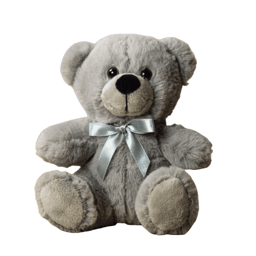 New 6-Inch Silver Shimmer Teddy Bear – Soft & Shiny Plush Bear – Perfect for Gifts, Collectors & Decor Plush Gear