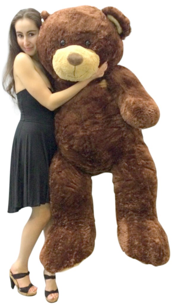 Big Plush 5 Foot Teddy Bear Soft Brown Premium Giant Stuffed Animal 60 Inch Snuggle Buddy Big Plush