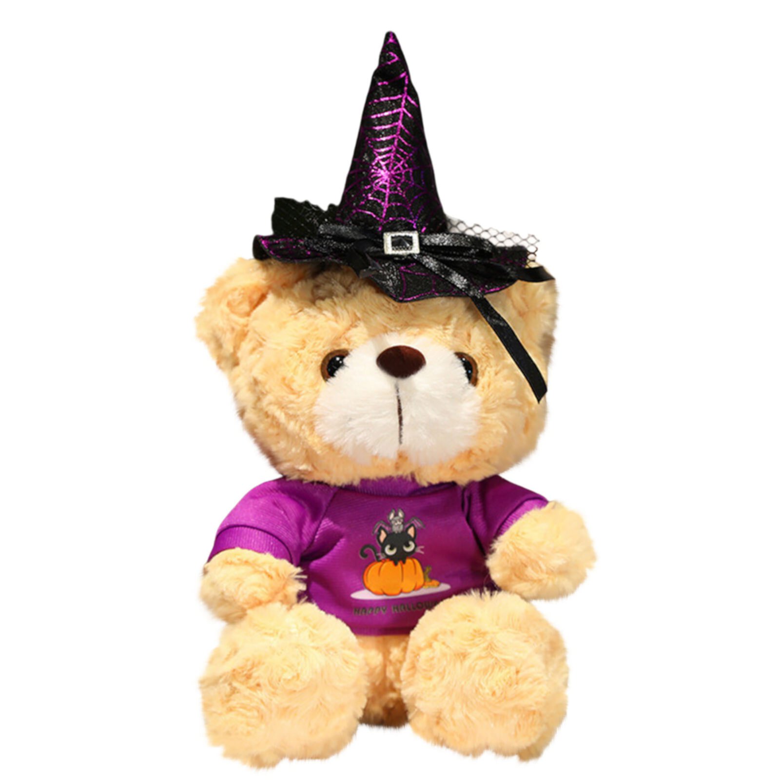 2025 Upgraded Halloween Teddy Bear Plush Doll Hat Wearing Bear Doll Clearance Sale Langlia