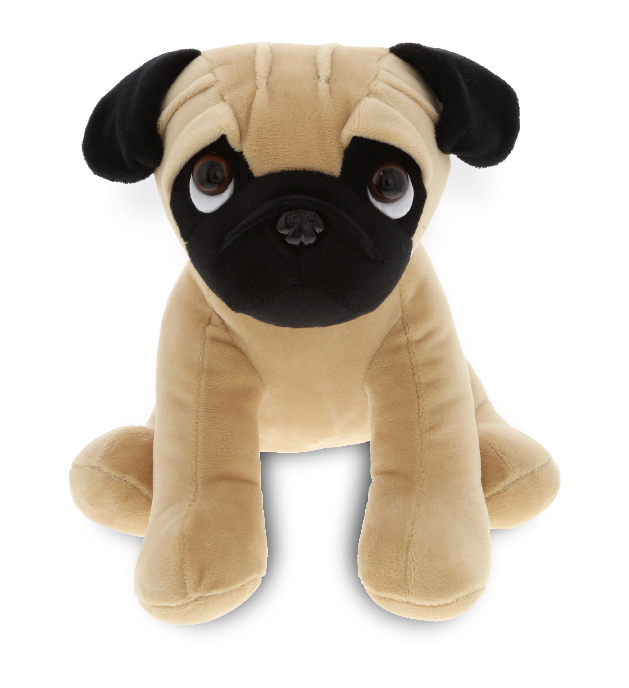 DolliBu Sitting Pug Stuffed Animal Dog Plush Toy - 10 inches Dollibu