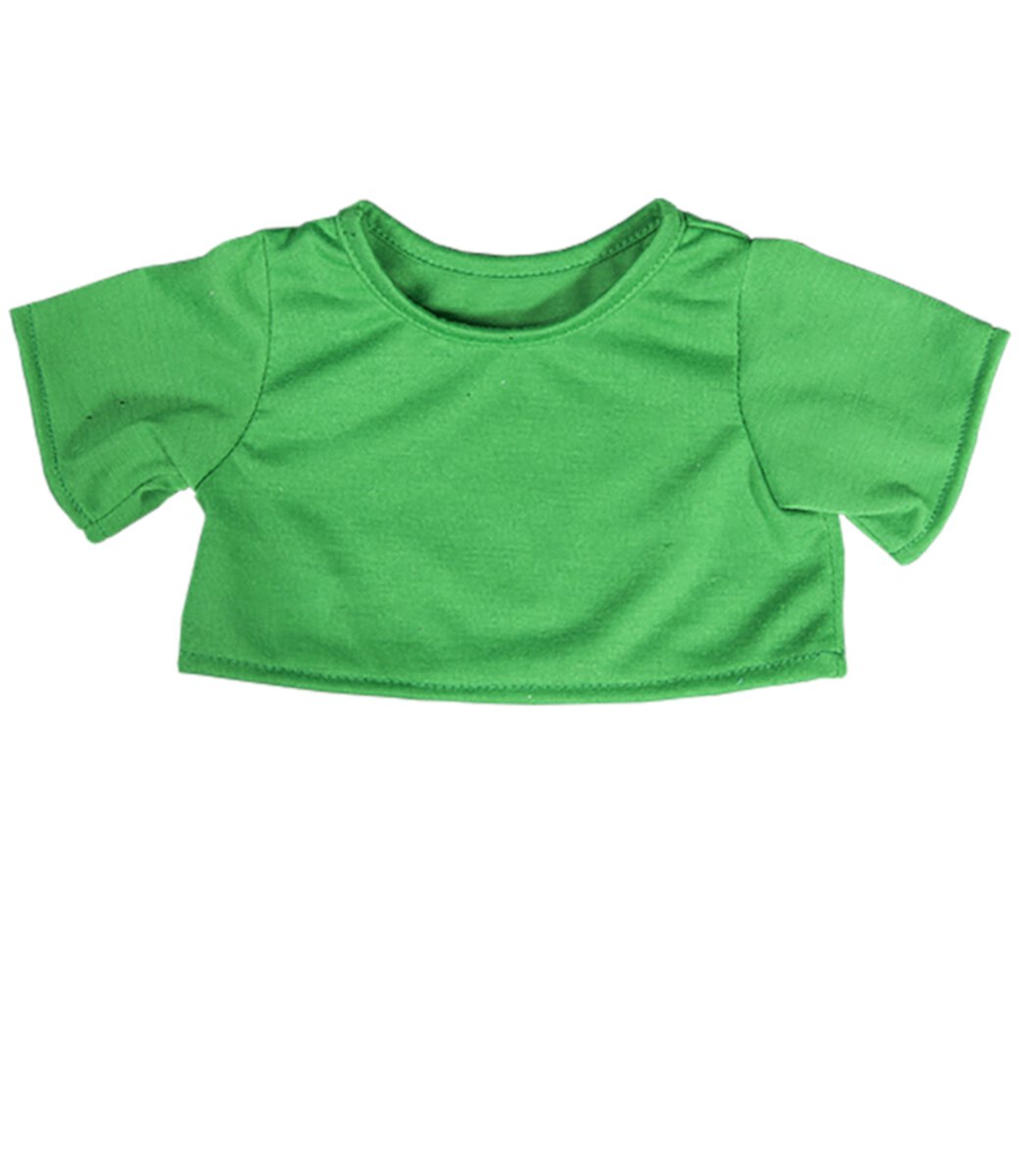 green t-shirt outfit teddy bear clothes fit 14" - 18" build-a-bear, vermont teddy bears, and make your own stuffed animals Stuffems Toy