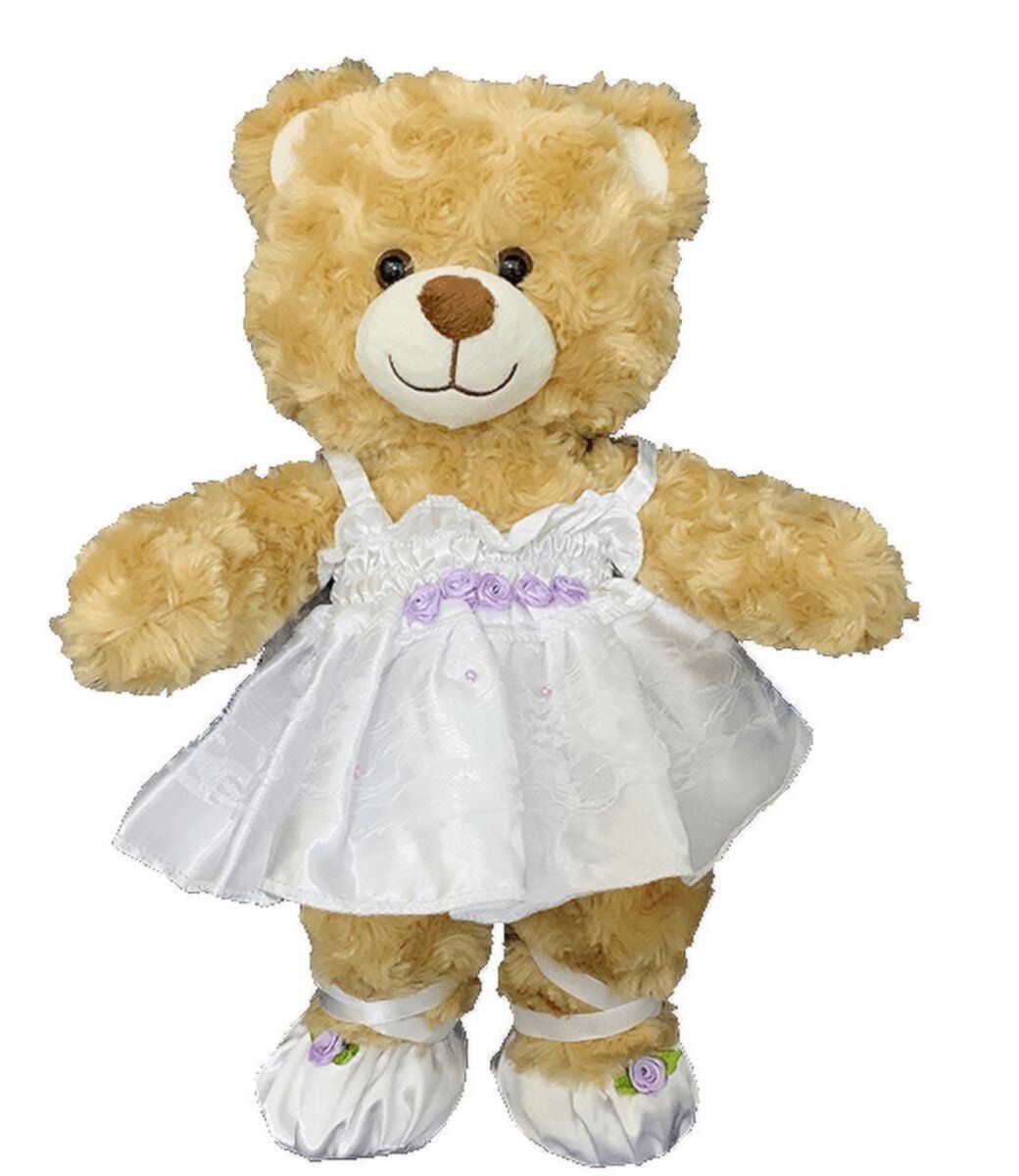 Ballerina con Zapatos de Pelota y Bragas - Traje de Oso de Peluche Apto para Animales de Peluche de 14 "- 18" y Haz Tus Propios Juguetes Suaves Plush Gear