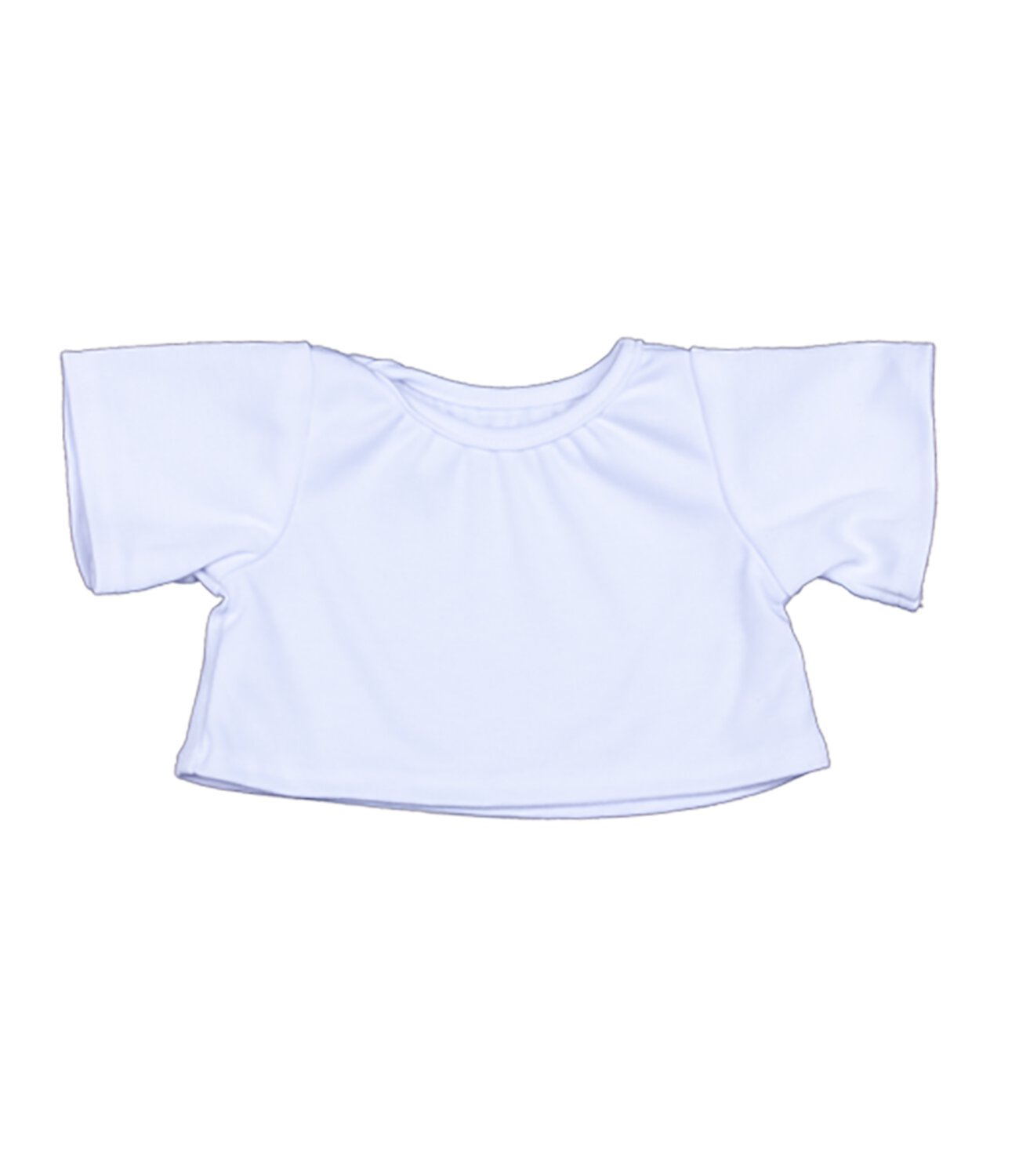 White T-Shirt Outfit Teddy Bear Clothes Fits Most 14"-18" Build-a-bear and Make Your Own Stuffed Animals Stuffems Toy