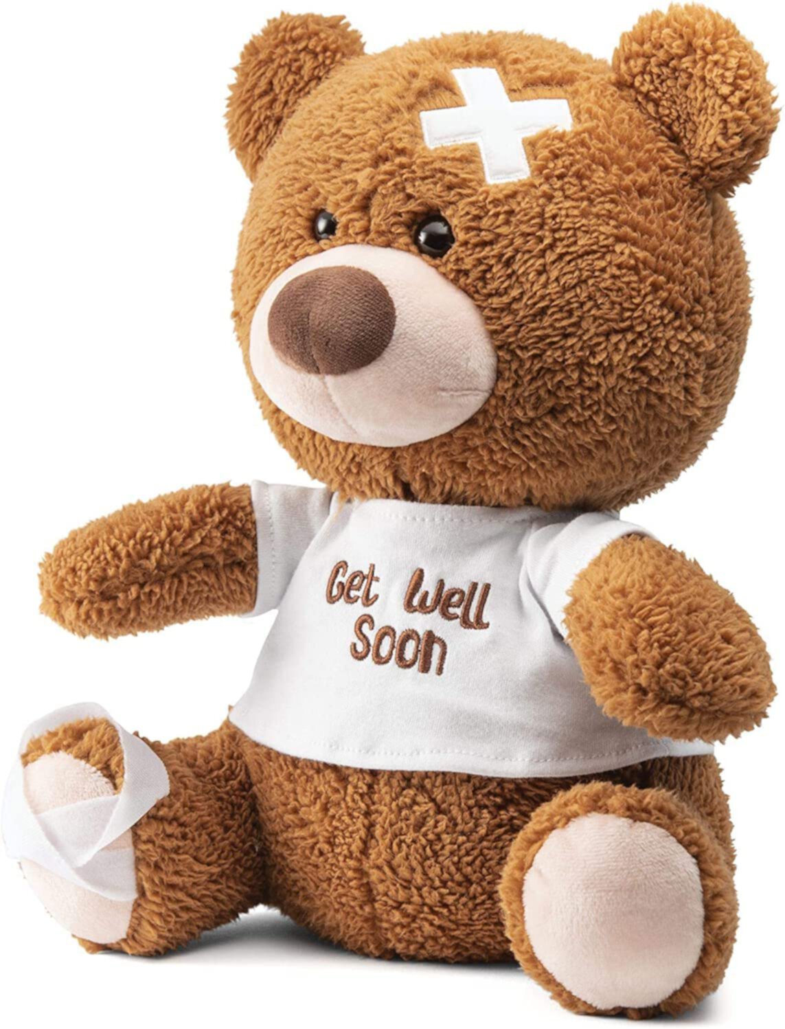 Prextex 12-Inch Get Well Soon Plush Bear - Soft Stuffed Teddy Bear Prextex