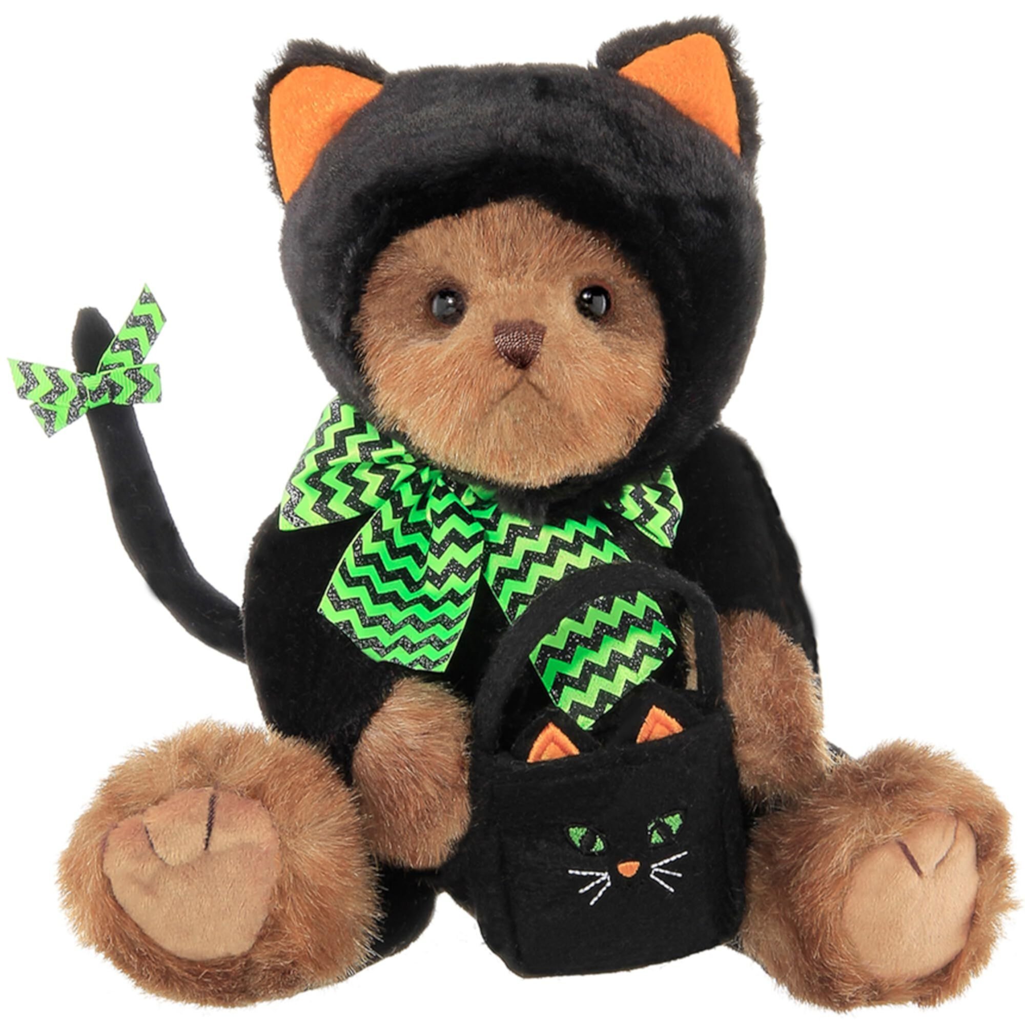 Bearington Midnight Magic Halloween Plush, 12 Inch Stuffed Animals Halloween Teddy Bear Bearington Collection