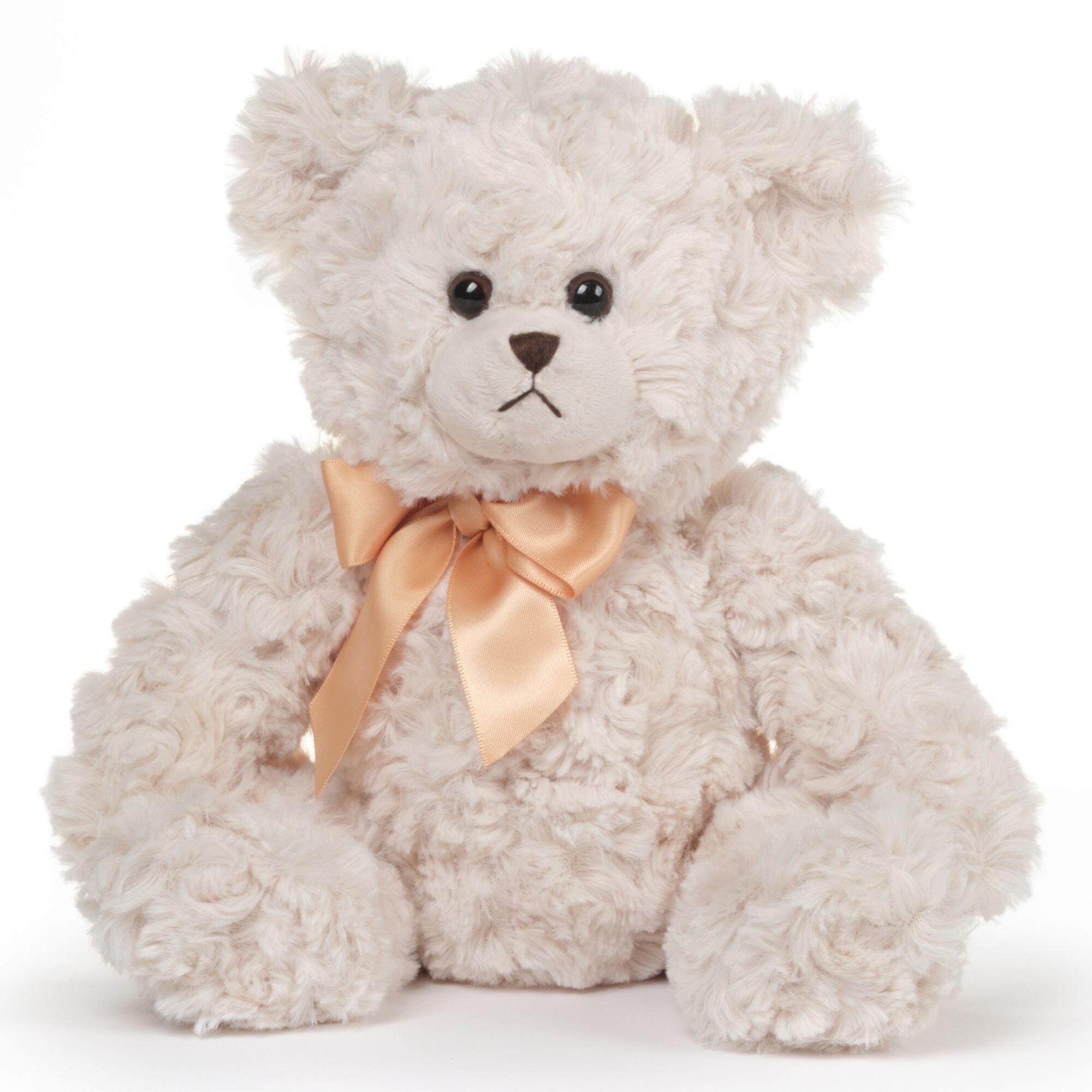 Bearington Baby Huggles Plush Stuffed Animal Teddy Bear, White 10" Bearington Collection