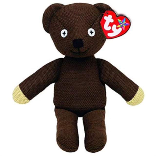 officially licensed mr. bean 15 inch retro style teddy bear beanie TY