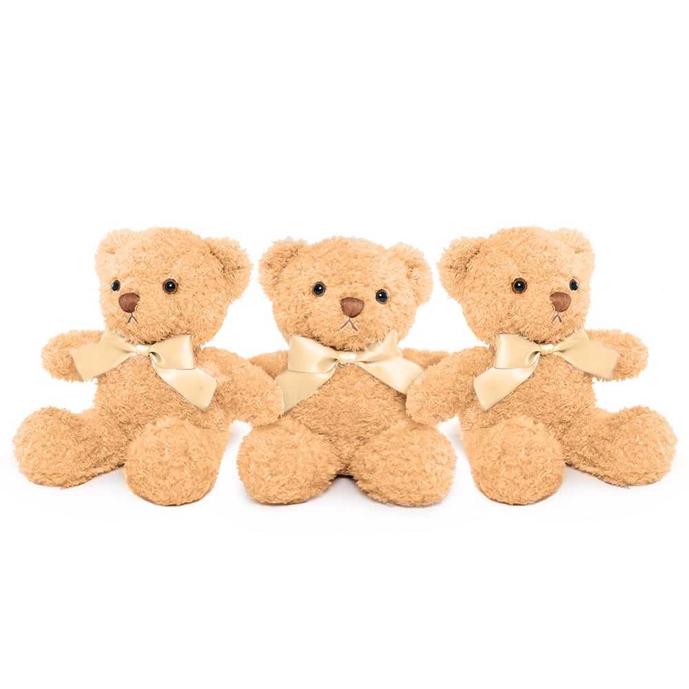 MorisMos 10 Packs Teddy Bear Baby Shower Bulk Teddy Bear Stuffed Animals Morismos