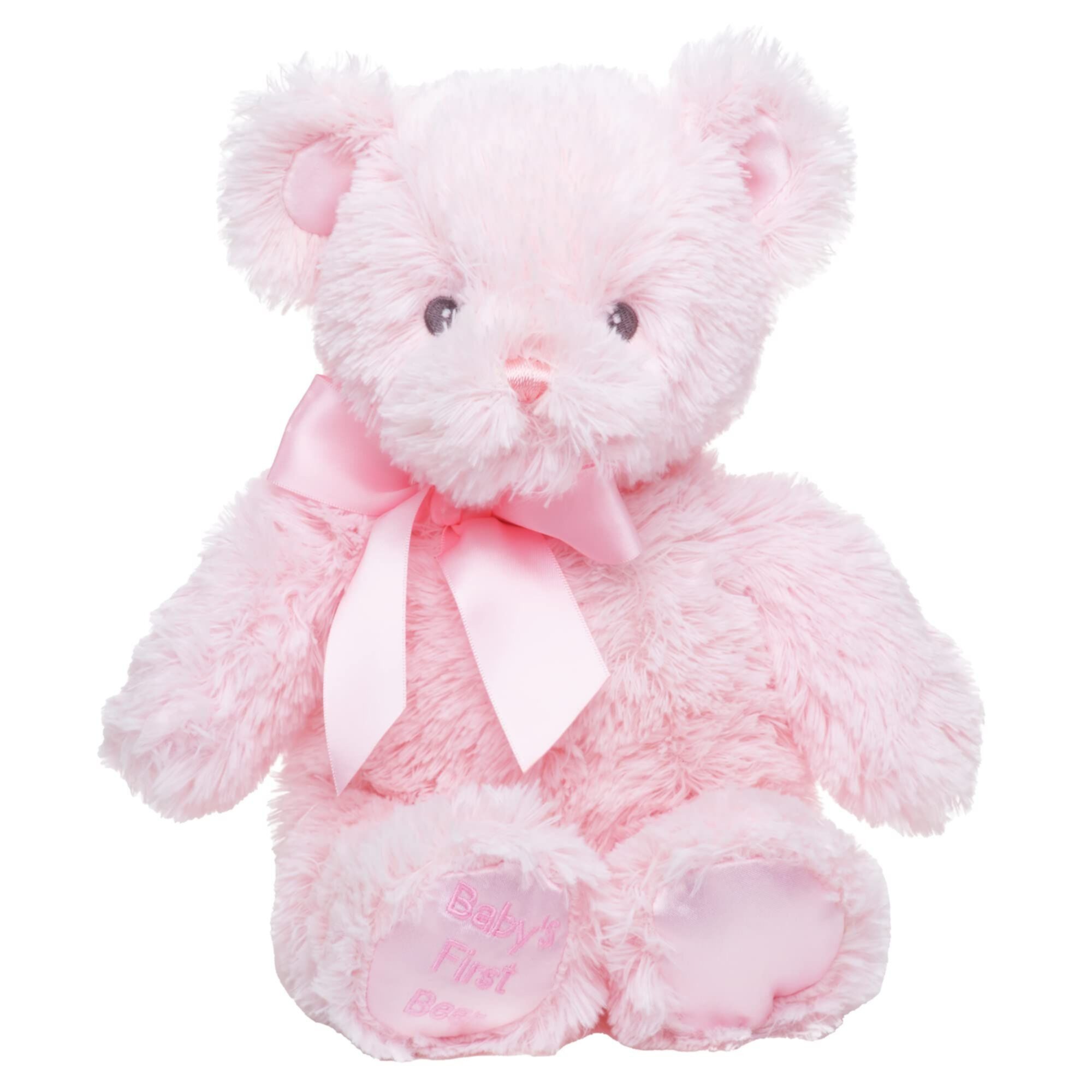 Bearington Pink Teddy Bear Plush, 12 Inch Stuffed Animal for Girls Bearington Collection