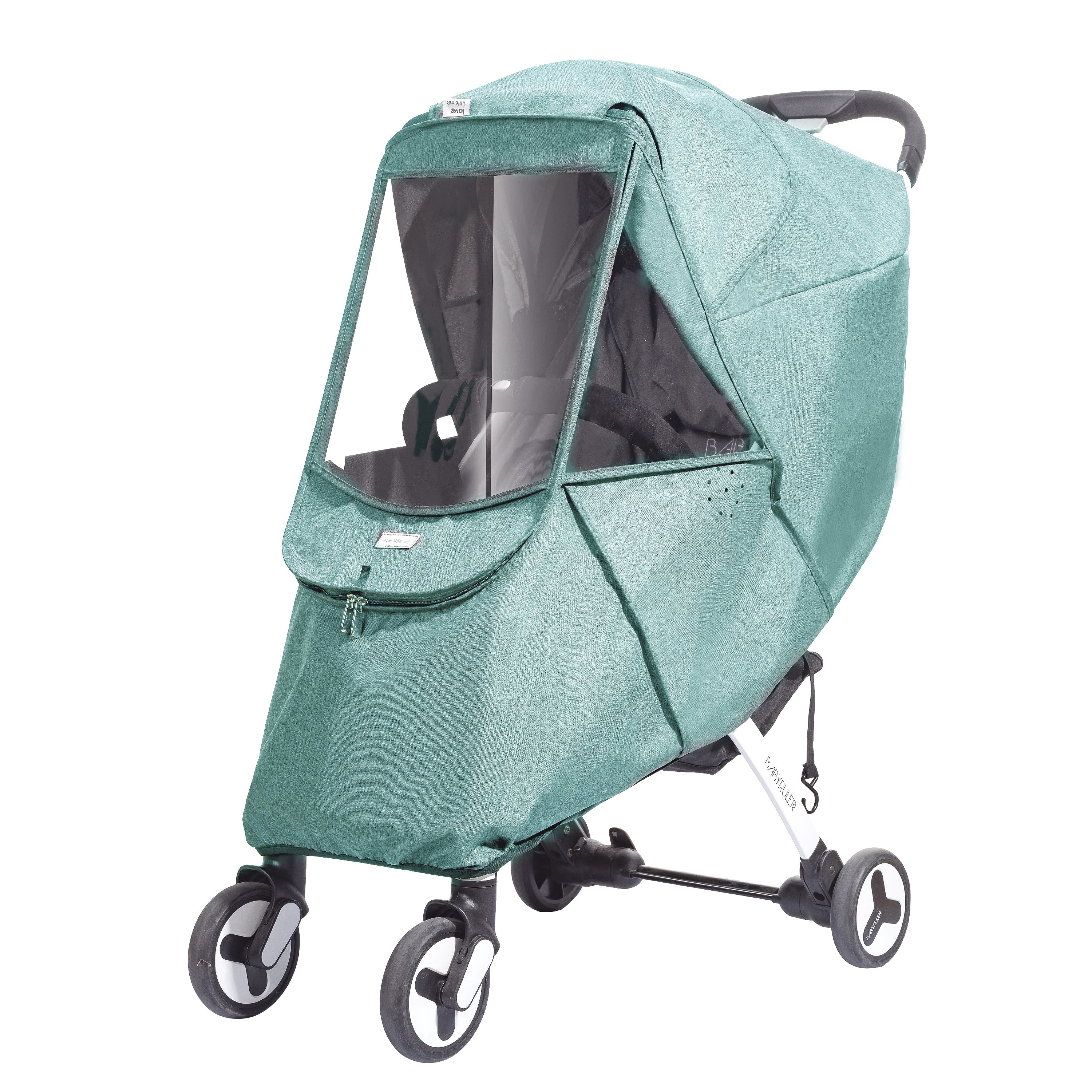 Sunveno Stroller Sun Cover, Windproof Waterproof Stroller Sun Shade, Green Sunveno