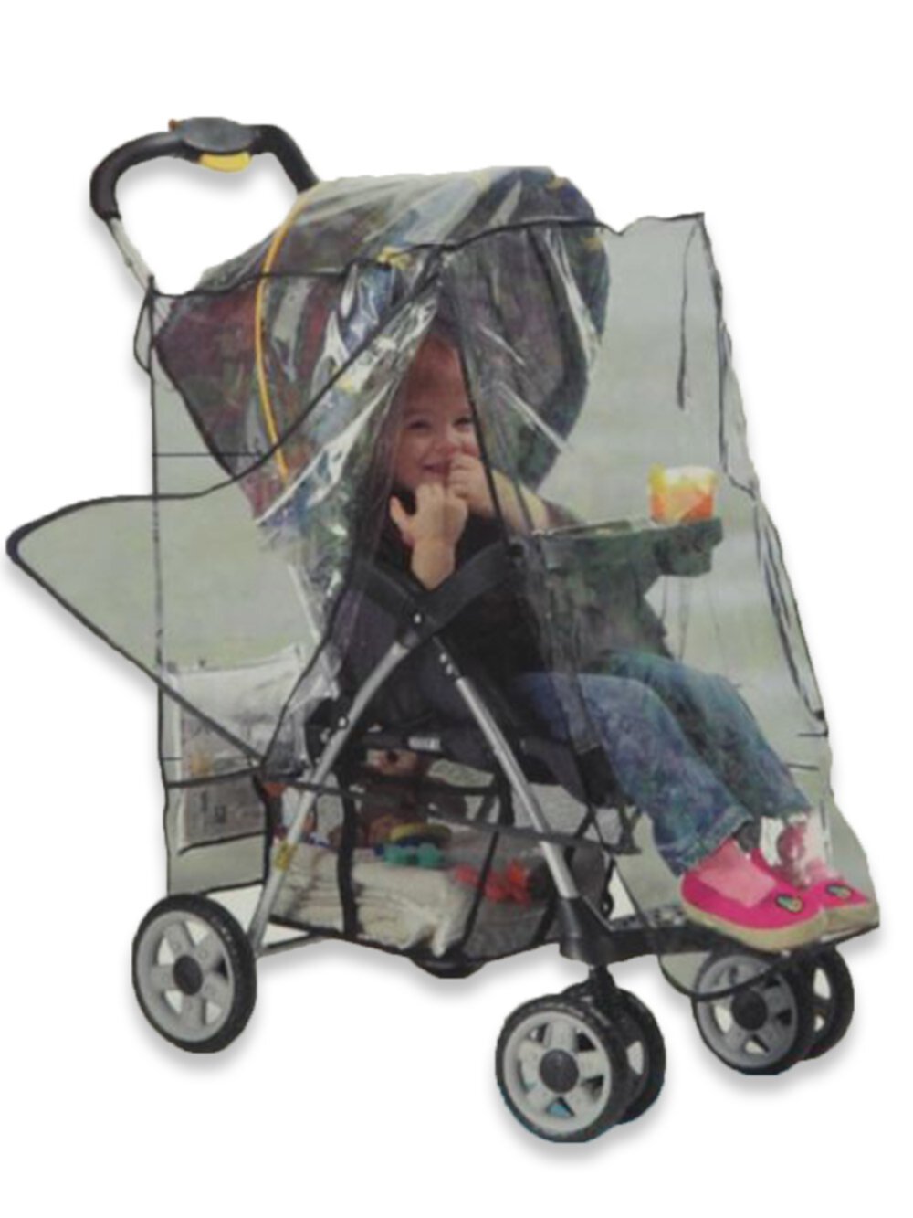 Graco Baby Deluxe Weather Shield Stroller - black/multi, one size Visit the Graco Store