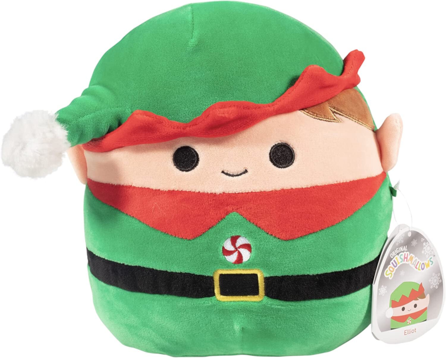 (2 pack) Squishmallow 8" Elliot The Elf - Official Kellytoy Plush - Soft and Squishy Stuffed Animal Toy - Great Gift for Kids Squishmallows