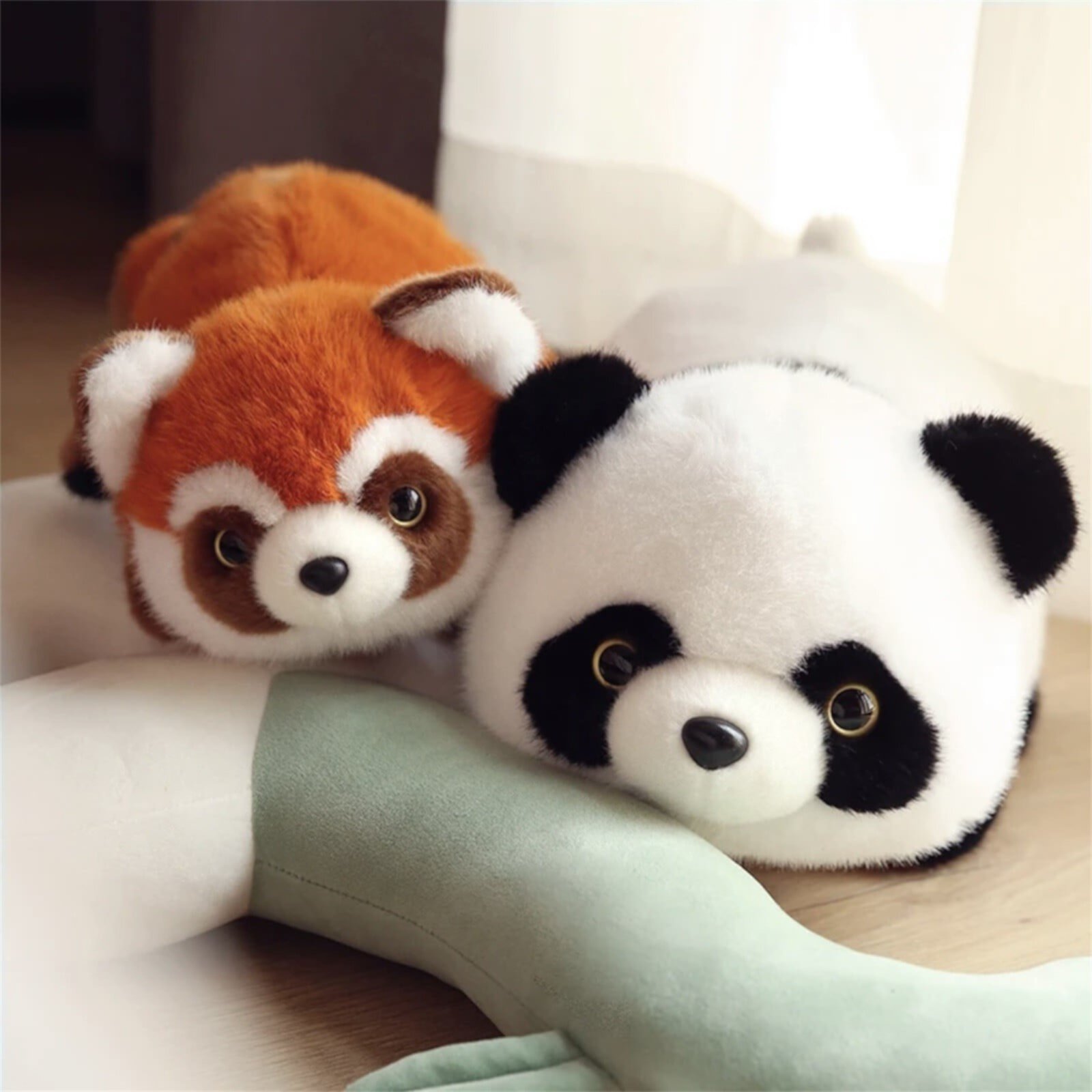 Imitation Giant Panda Red Panda Stuffed Animal Birthday Present HAZUUNN