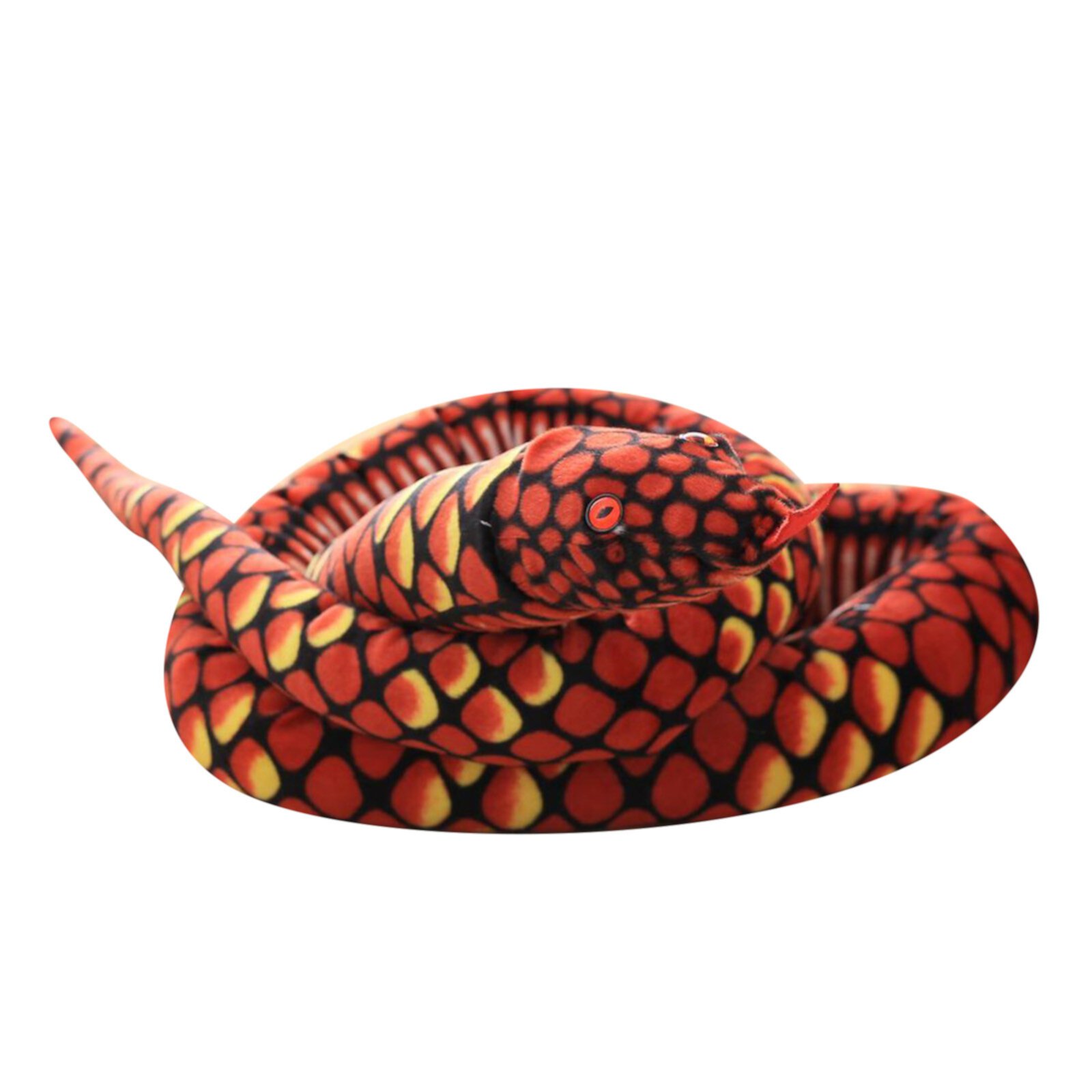 Kayannuo Deals Plush Giant Snake Realistic Stuffed Animal Red Eyes Toy Gift For Child Kayannuo