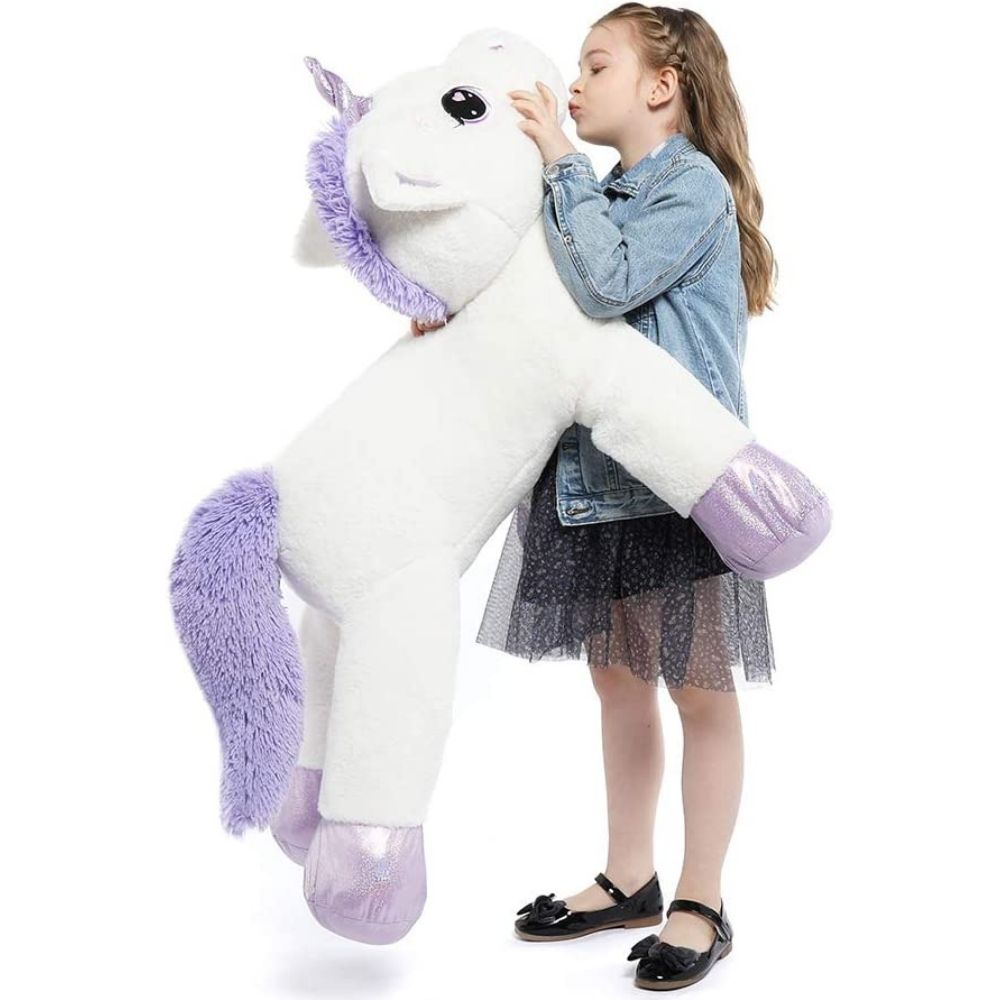 MorisMos Giant Unicorn Stuffed Animal 43'' Soft Big Unicorn Plush Toy Visit the Morismos Store