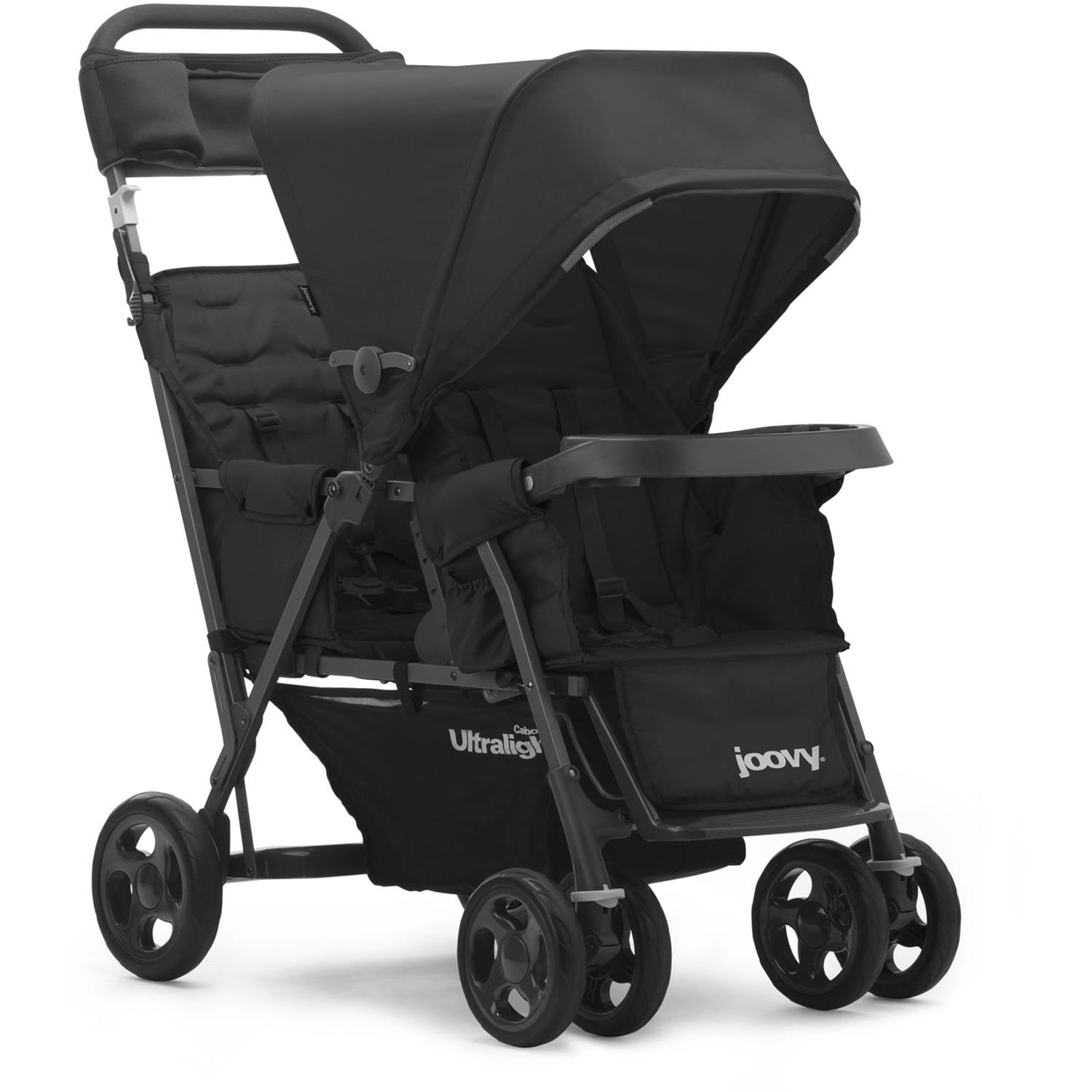 joovy Caboose Too Ultralight Sit and Stand Stroller, Black Joovy