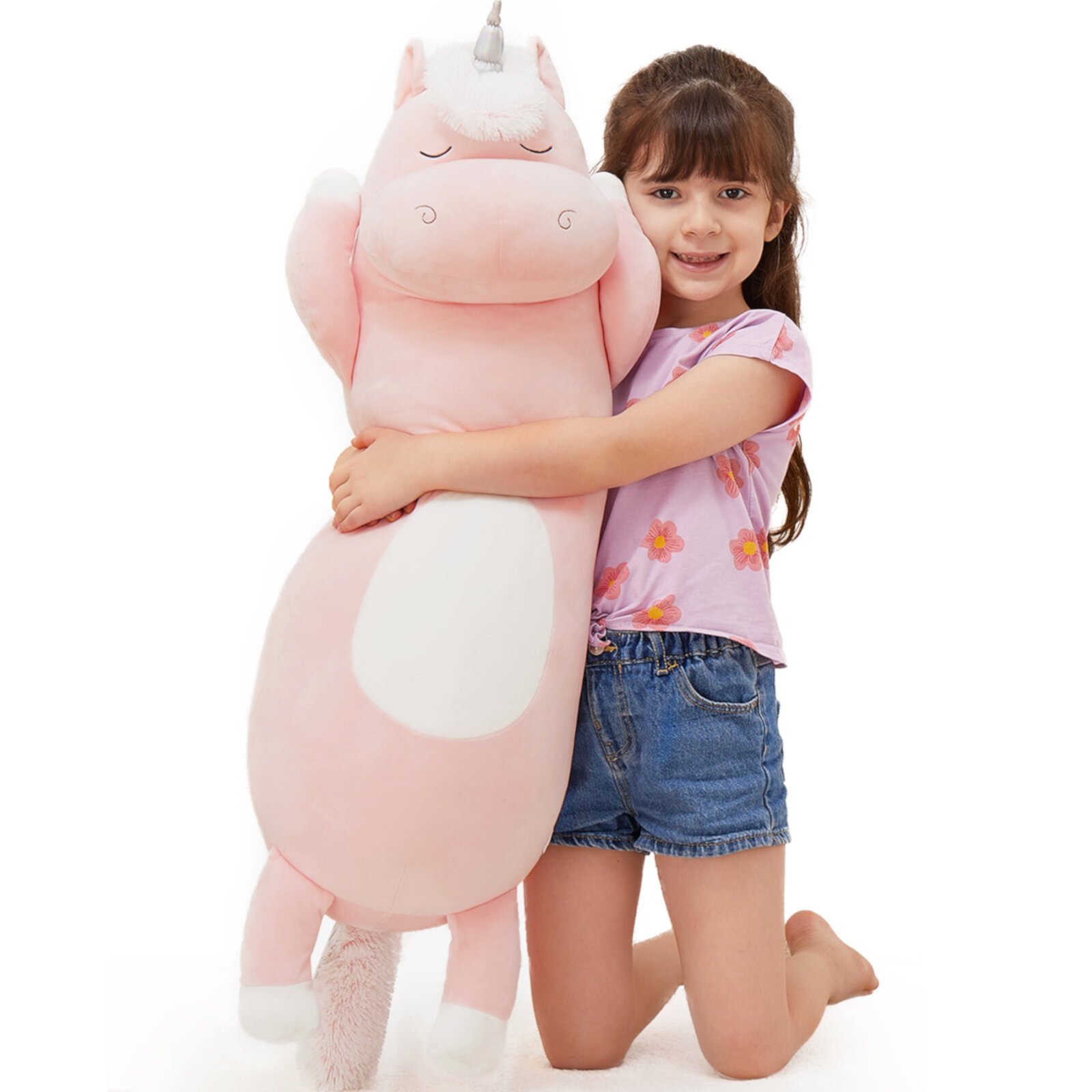 MaoGoLan Giant Unicorn Stuffed Animal 36.2'' Hugging Body Pillow Plush Toy MaoGoLan