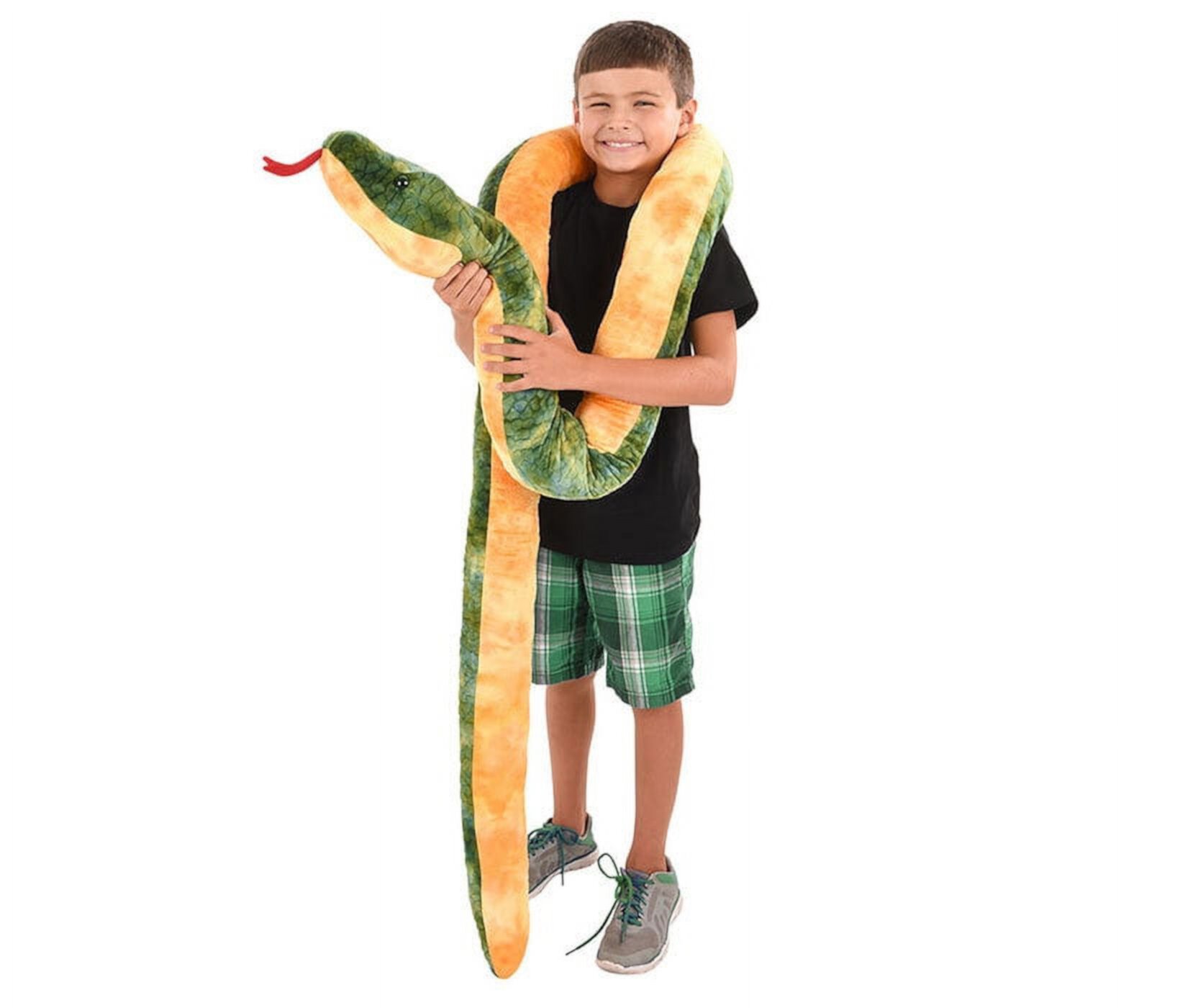 Rhode Island Novelty Giant Anaconda Snake Plush Toy 100 Inch Long Rhode Island Novelty