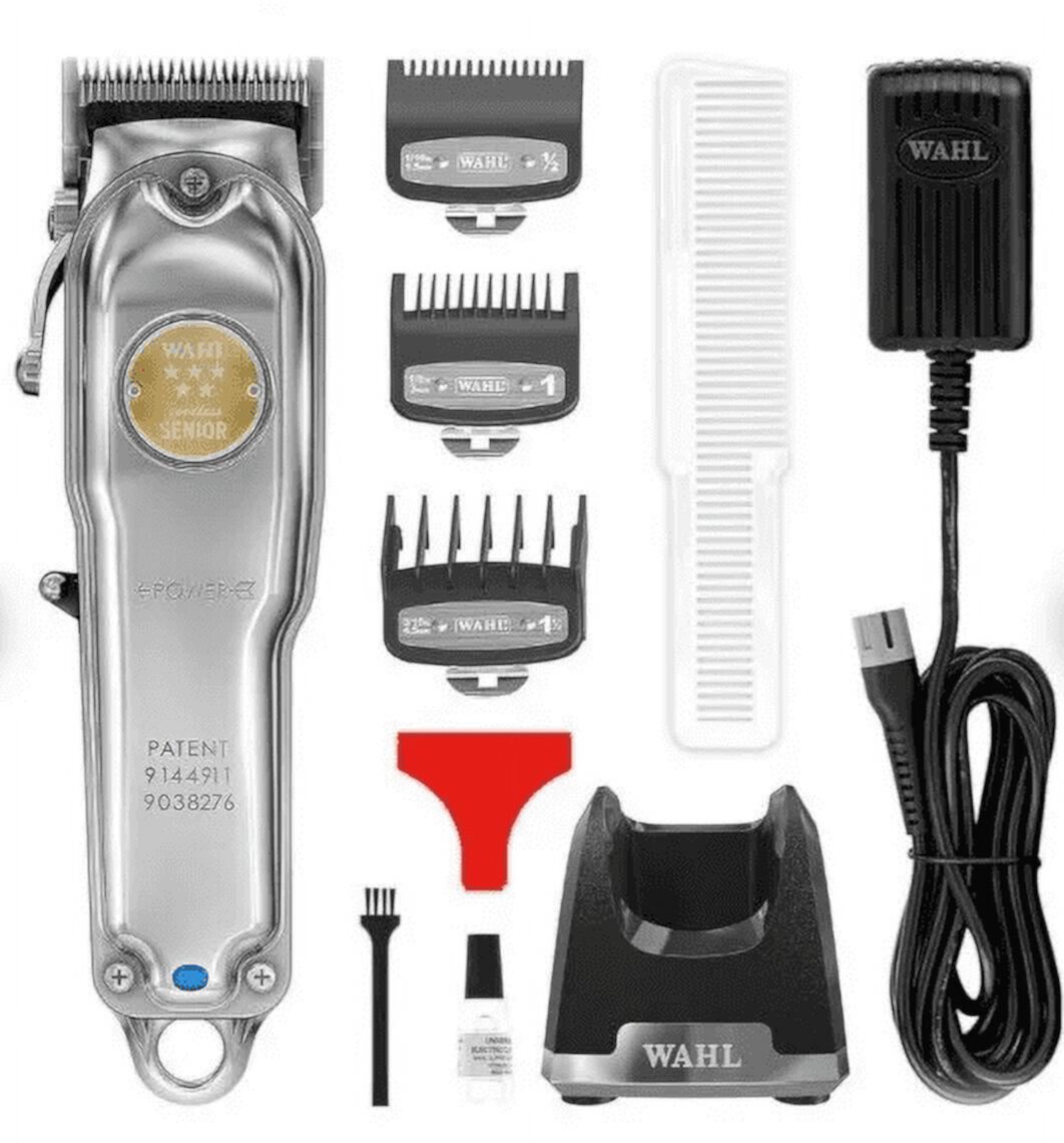 Беспроводная машинка для стрижки Wahl 5 Star Senior Metal Edition, 0.5-1.2 мм, 80 мин работы Wahl