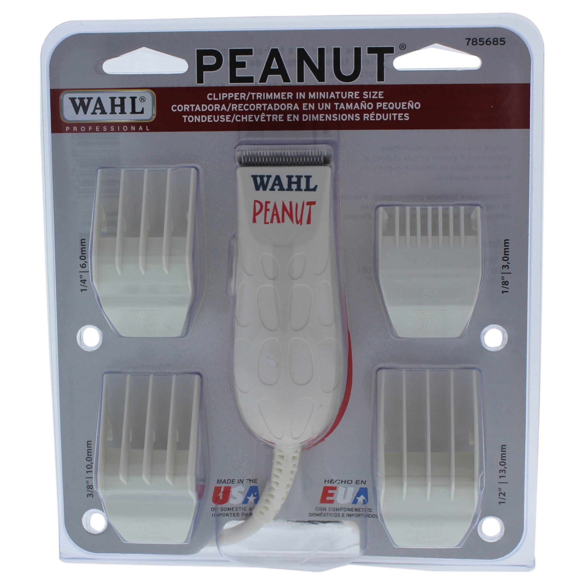 Профессиональная машинка для стрижки Wahl Peanut, легкая, мощный ротационный мотор Wahl