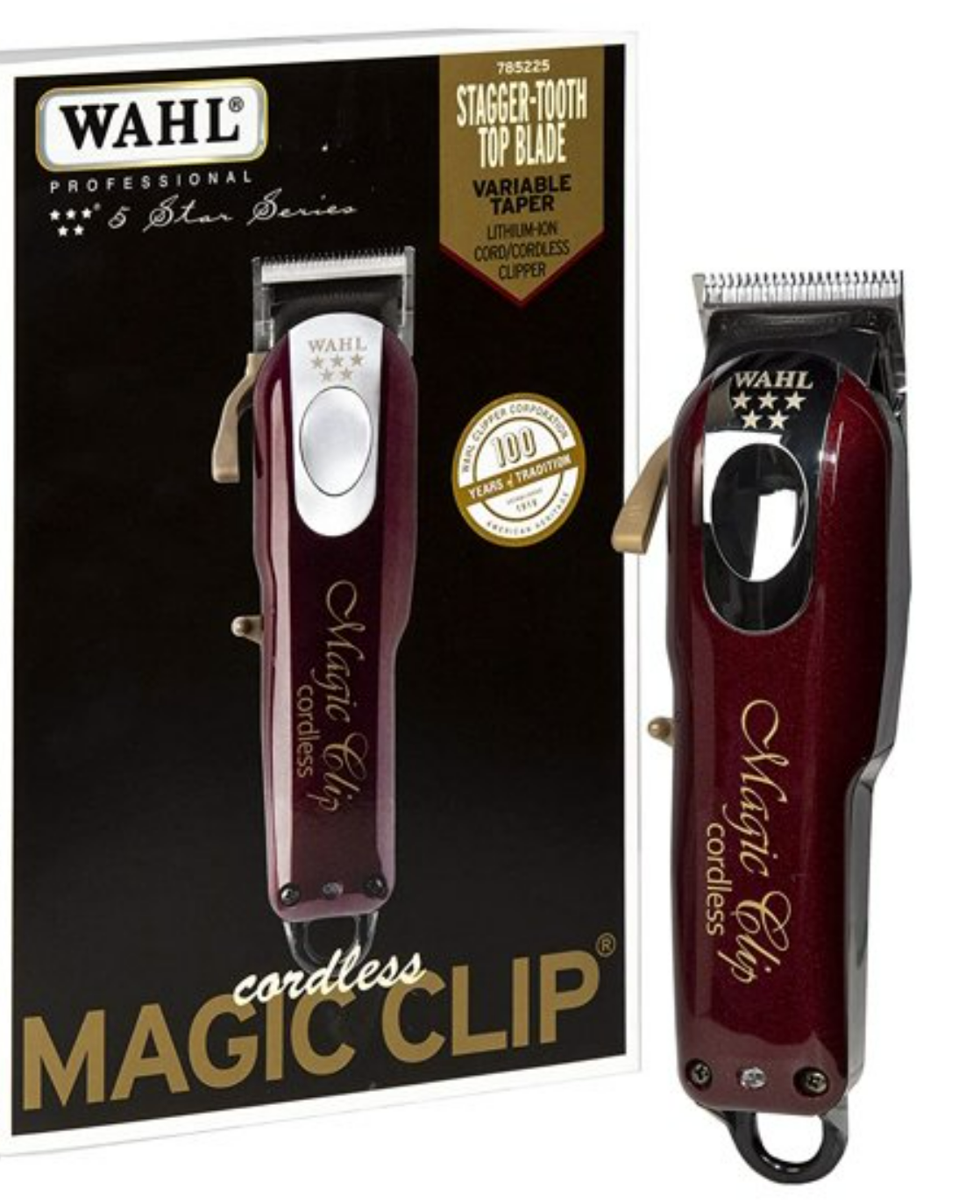 Беспроводная машинка для стрижки Wahl Professional 5 Star, 90+ минут работы, 8 насадок Wahl