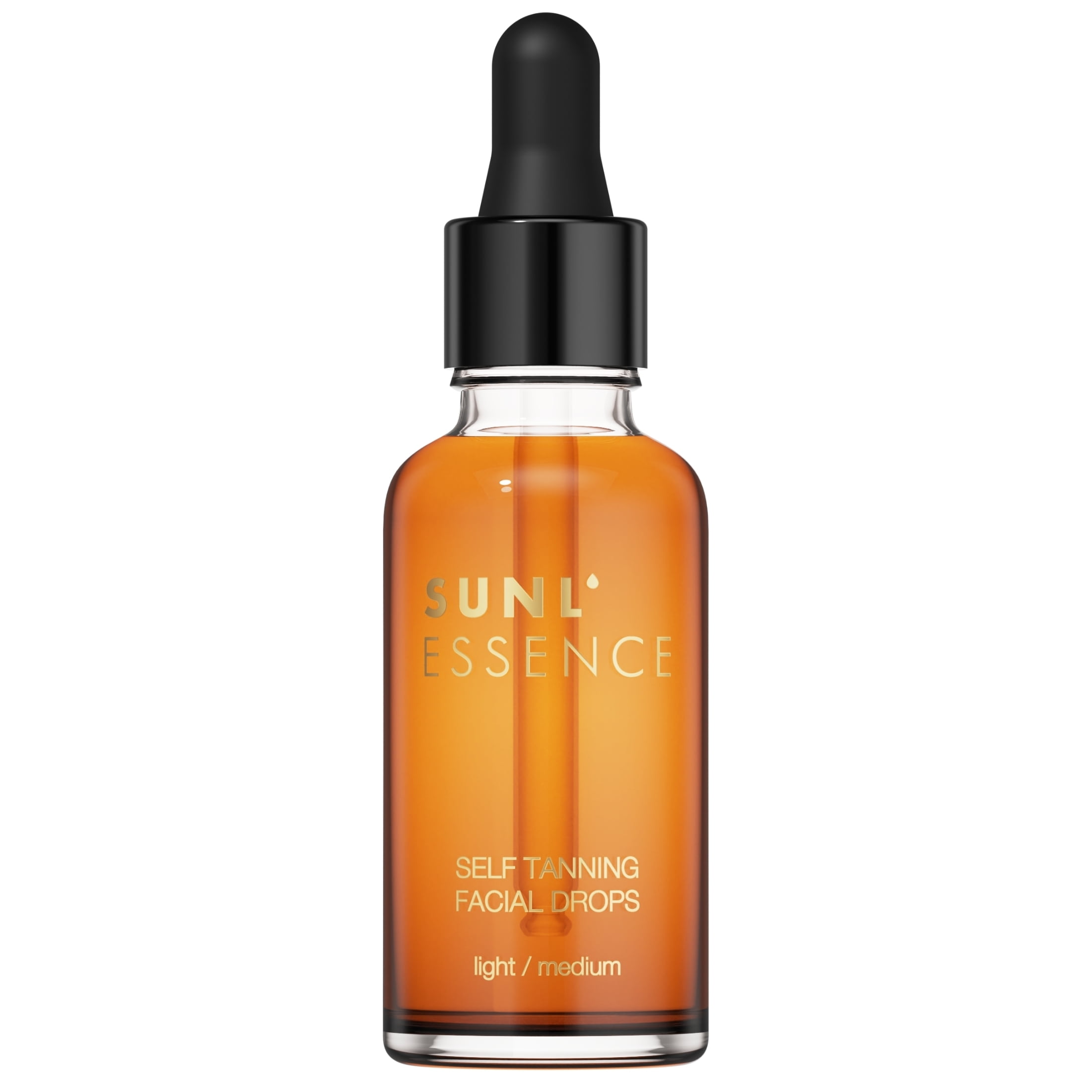 Sunl'Essence Facial Self Tanning Drops – Light/Medium Bronzing Drops for a Natural-Looking, Sun-Kissed Glow Onyx