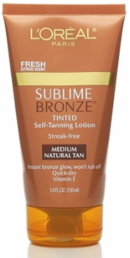 L'Oreal SUBLIME BRONZE Tinted Self-Tanning Lotion Medium Natural Tan 5 oz (Pack of 2) L'Oréal Paris