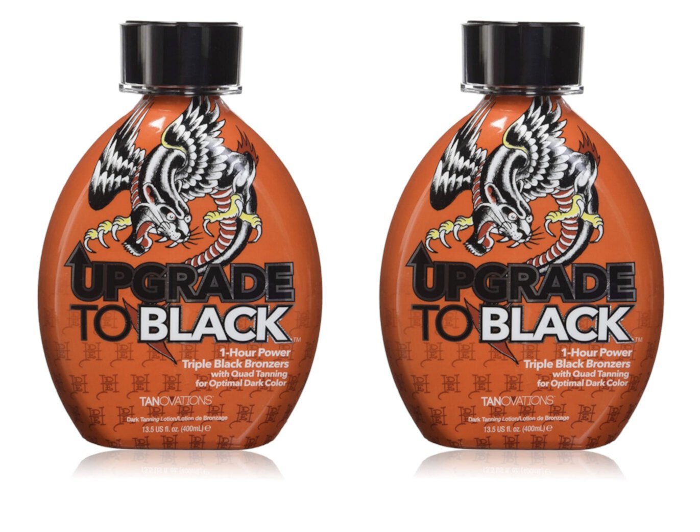 2 PACK Ed Hardy UPGRADE TO BLACK Triple Black Bronzer 13.5 oz. Ed Hardy