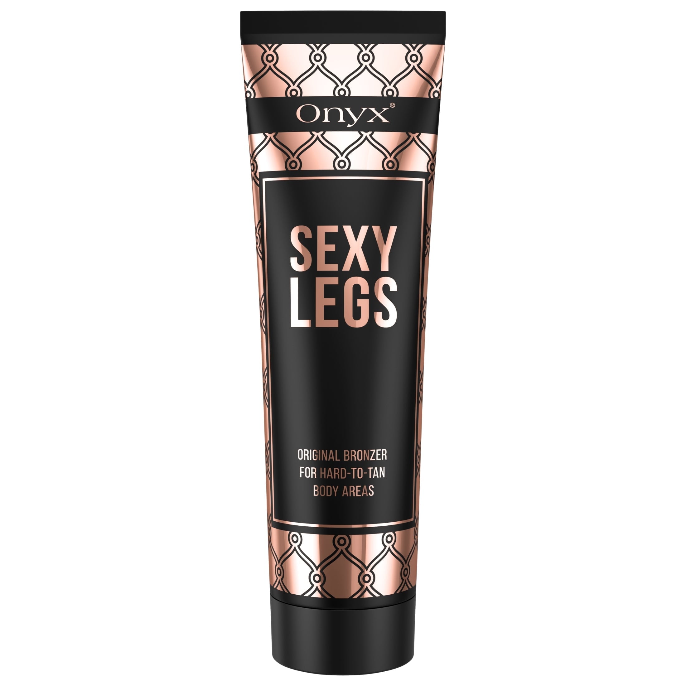 Onyx Sexy Legs Indoor Tanning Lotion with Bronzer – Gradual Tan for Legs & Hard-to-Tan Areas – Double Bronzing Formula Onyx