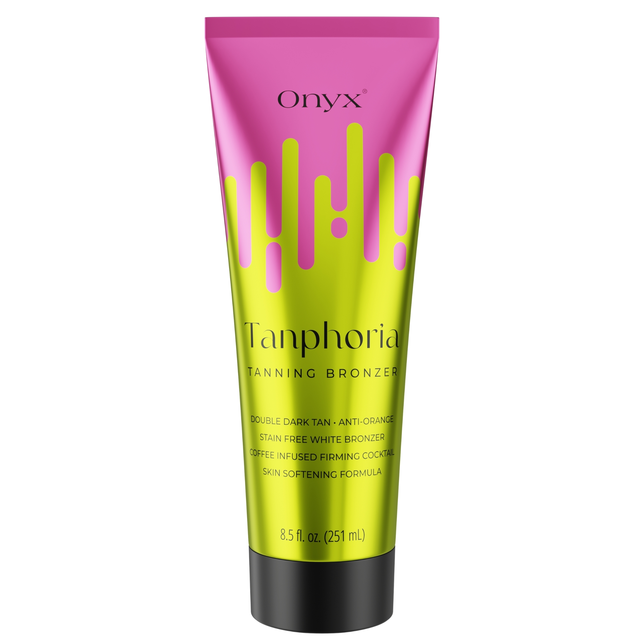 Onyx Tanphoria Tanning Bed Lotion with Bronzer & Accelerator – Coffee-Infused Formula for Dark, Firm & Soft Skin Onyx