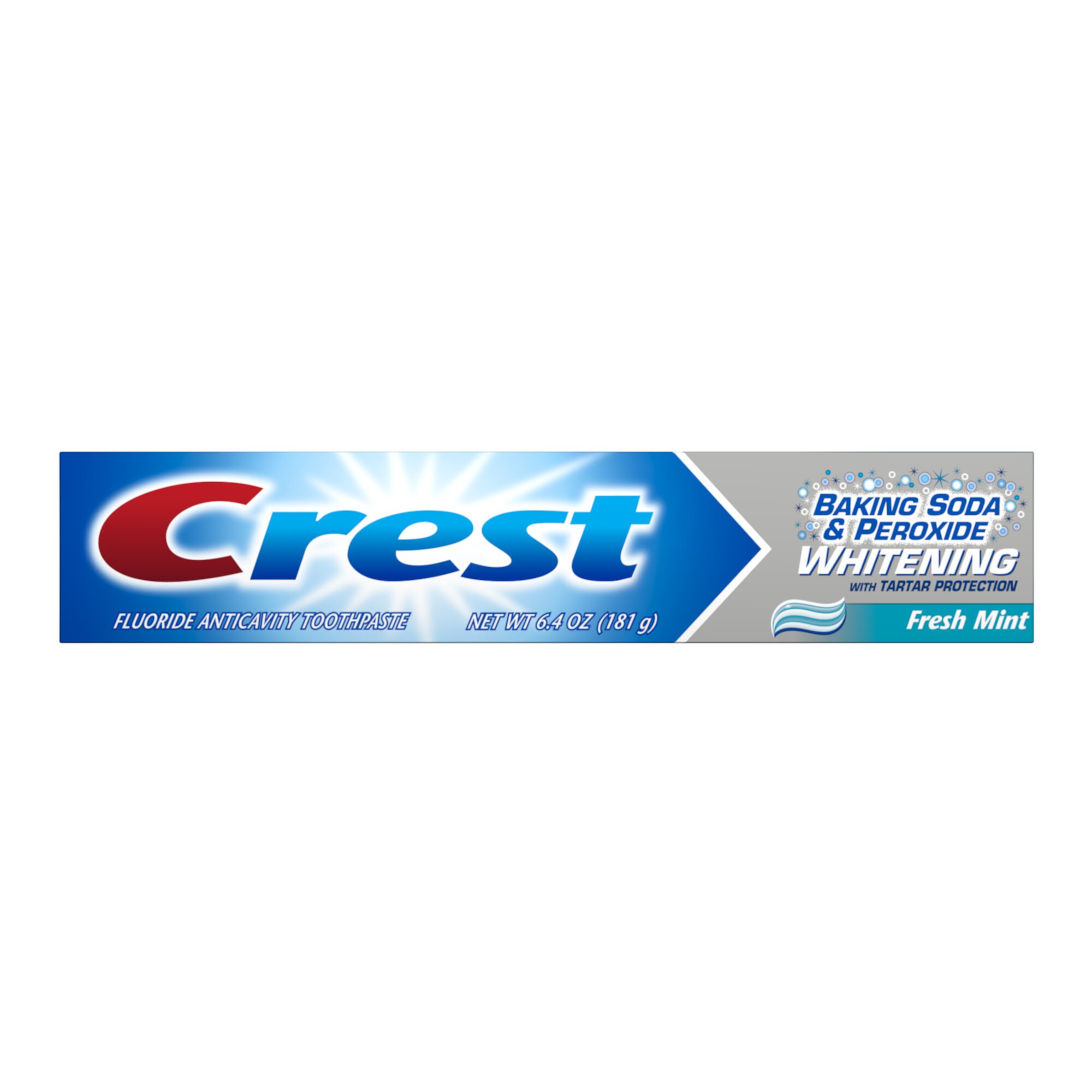 Crest Baking Soda & Peroxide Whitening with Tartar Protection Fresh Mint Flavor Toothpaste 6.4 oz. Crest