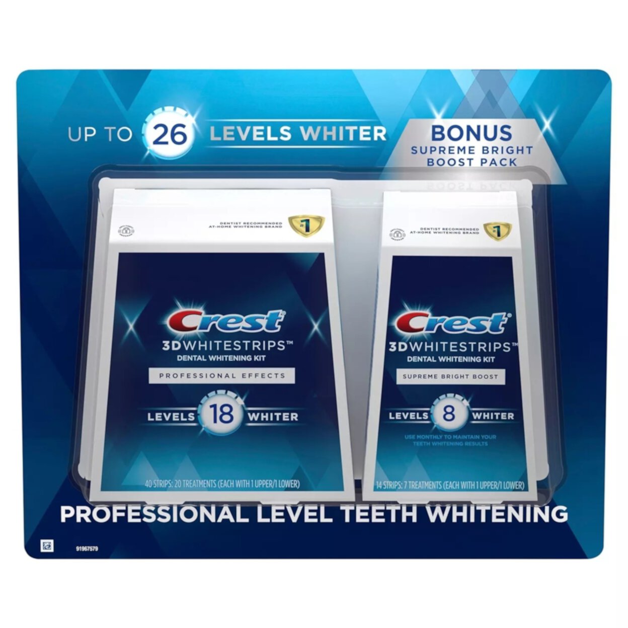 Crest 3D Whitestrips Professional Effects At-home Teeth Whitening Kit Crest