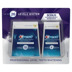 Crest 3D Whitestrips Professional Effects & Supreme Bright Dual Pack.packof 2 Visit the Crest Store