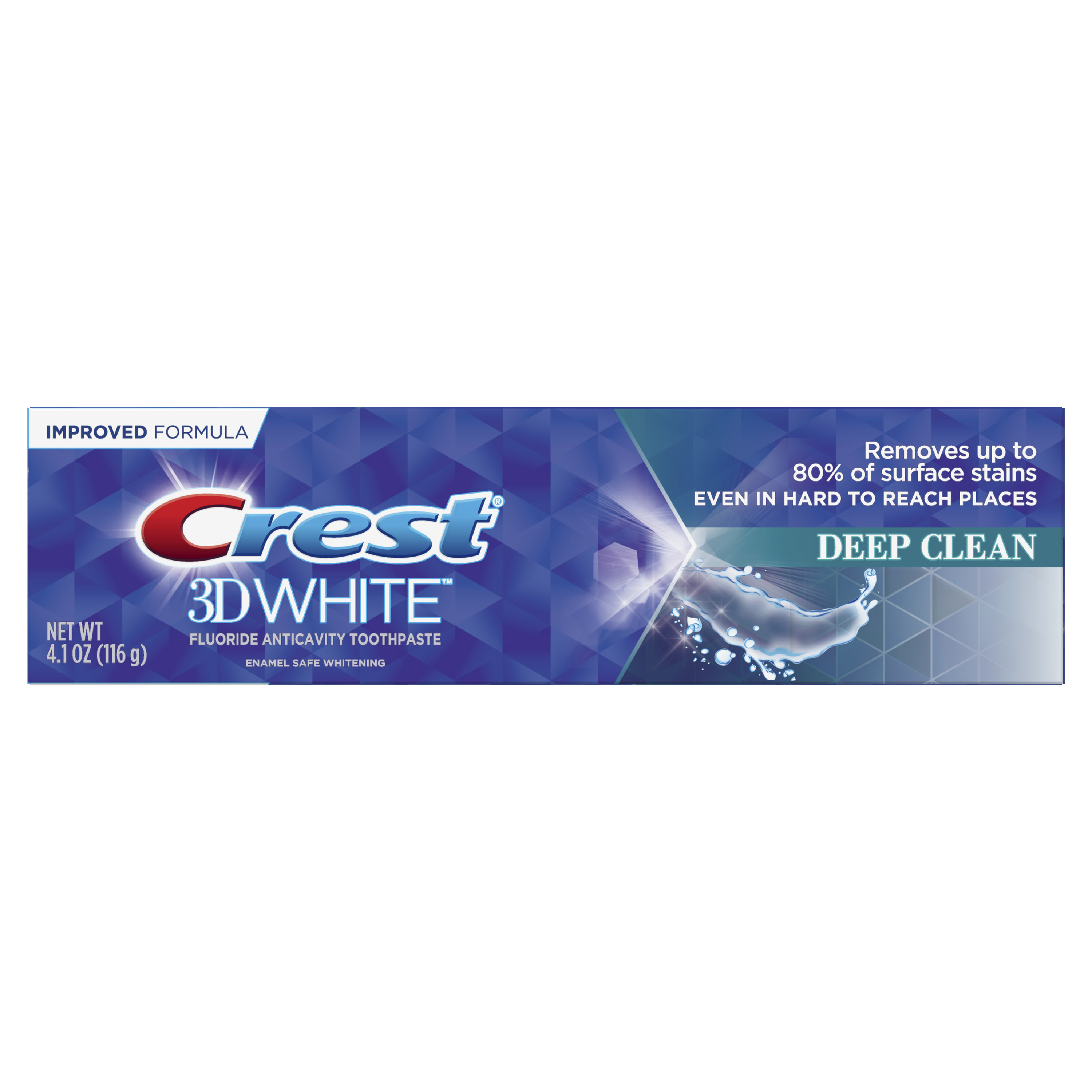 Crest 3D White, Whitening Toothpaste Deep Clean, 4.1 oz Crest