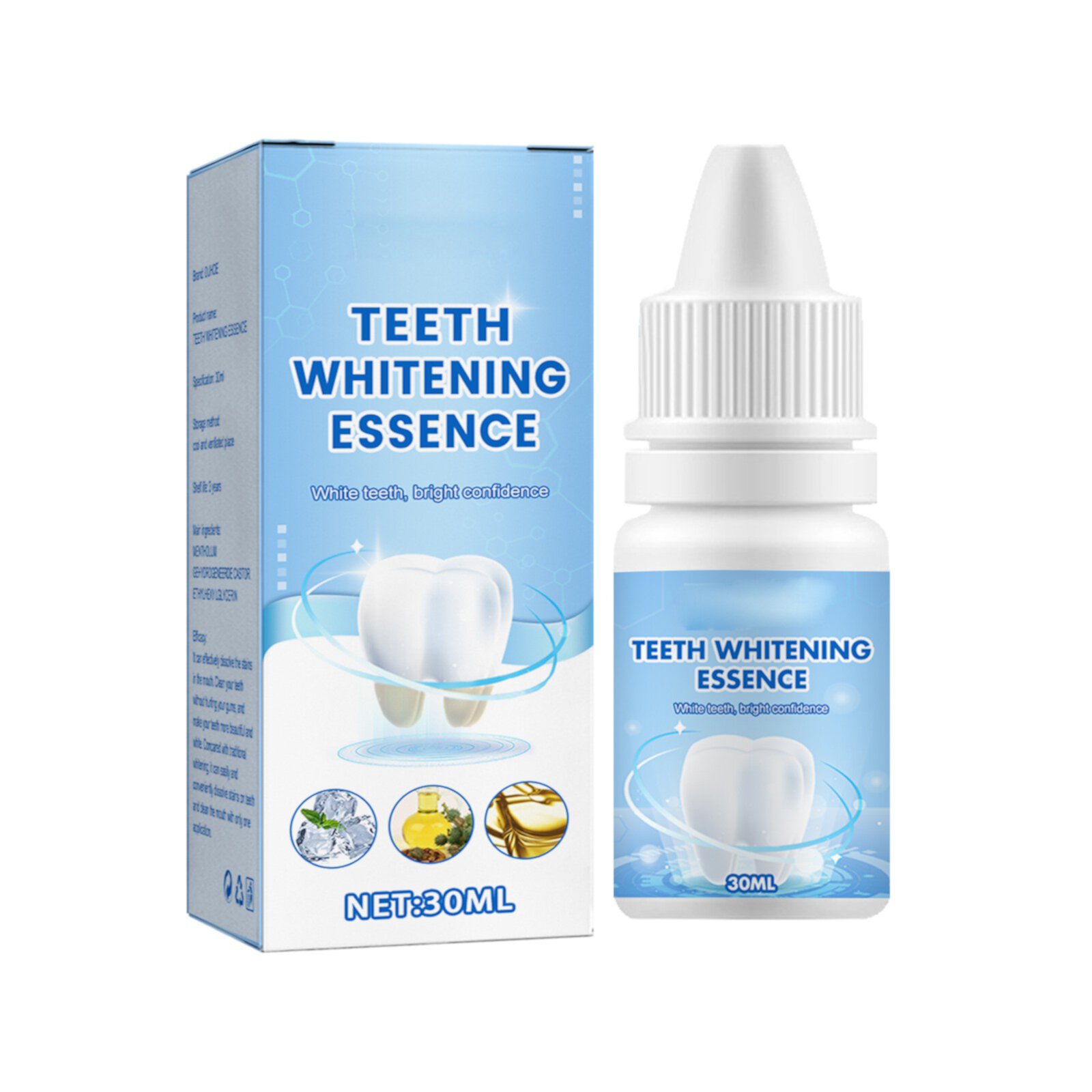 KPLFUBK Teeth Whitening Paint Dental Beauty Solution for Stain Removal Yellow Teeth and Whitening 30ml KPLFUBK