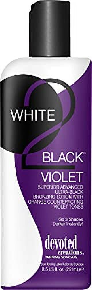 Devoted Creations WHITE 2 BLACK VIOLET Black Bronzer - 8.5 oz. Devoted Creations