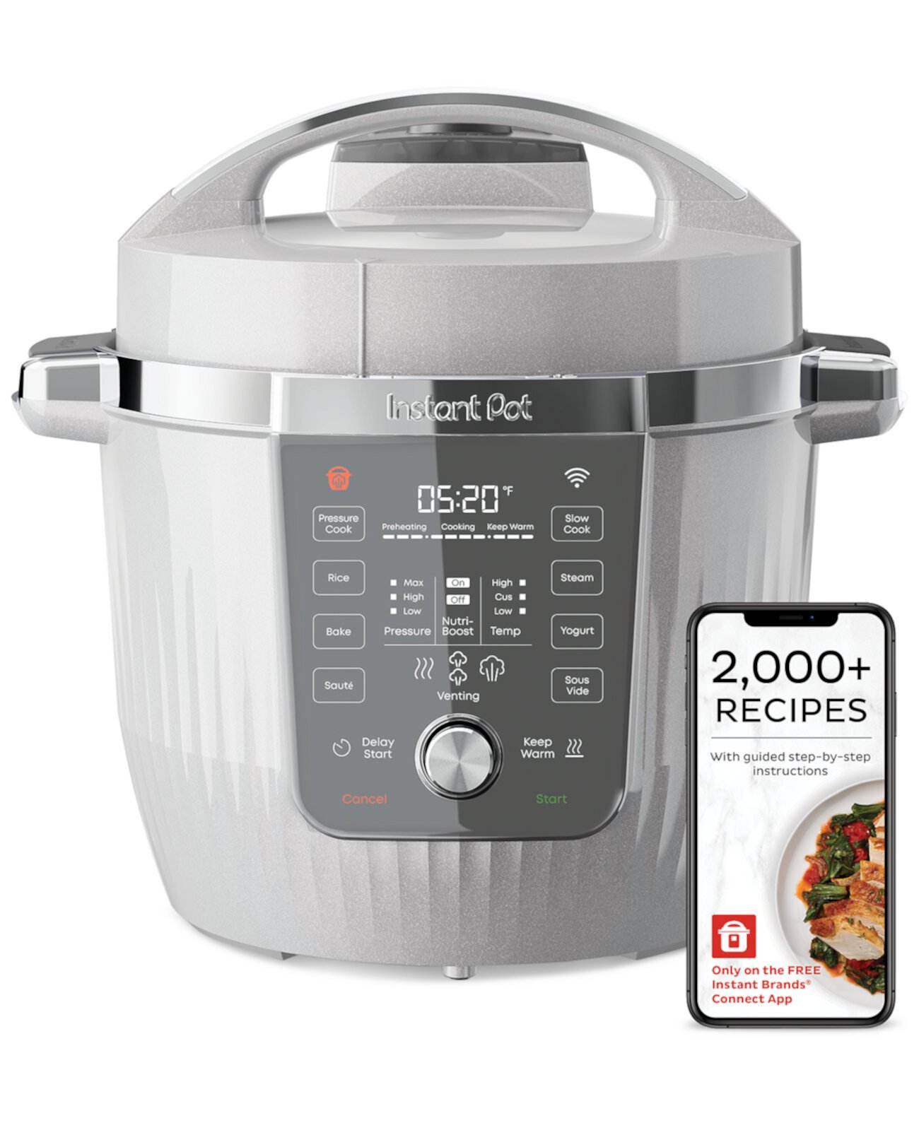 Max Pro WiFi 6 Qt. 10-Function Multi-Cooker Instant Pot