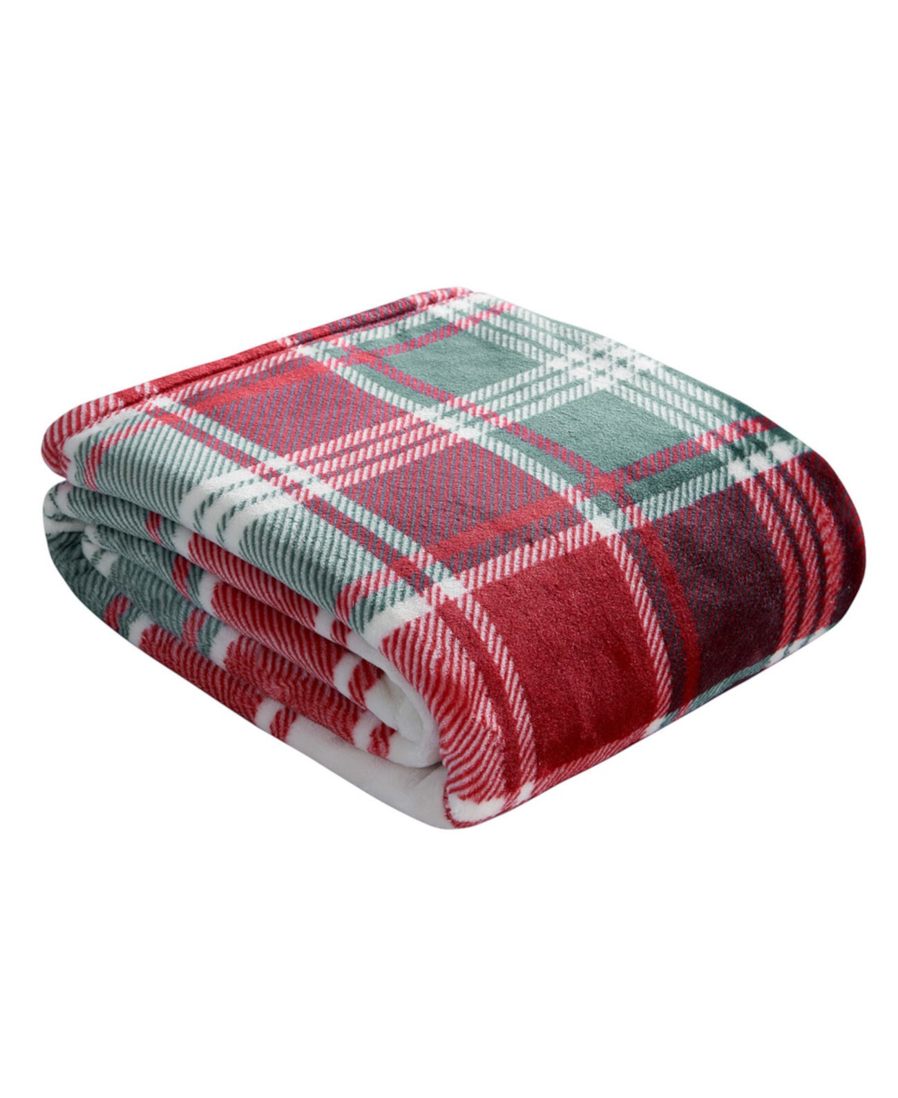 Plaid Plush Throw, 50" x 70" Lucky Brand