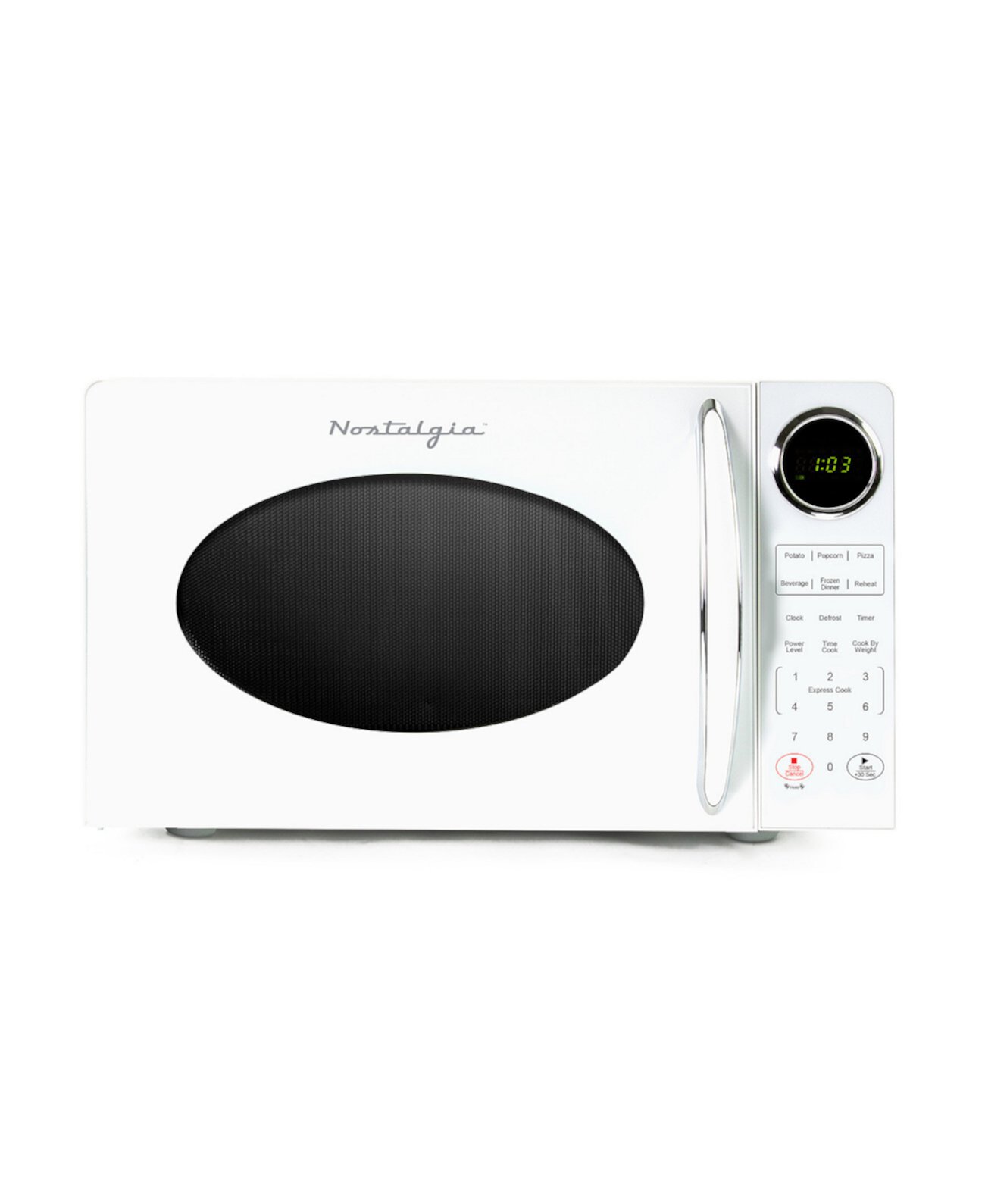 0.9 Cubic Retro Foot Countertop Microwave Oven Nostalgia