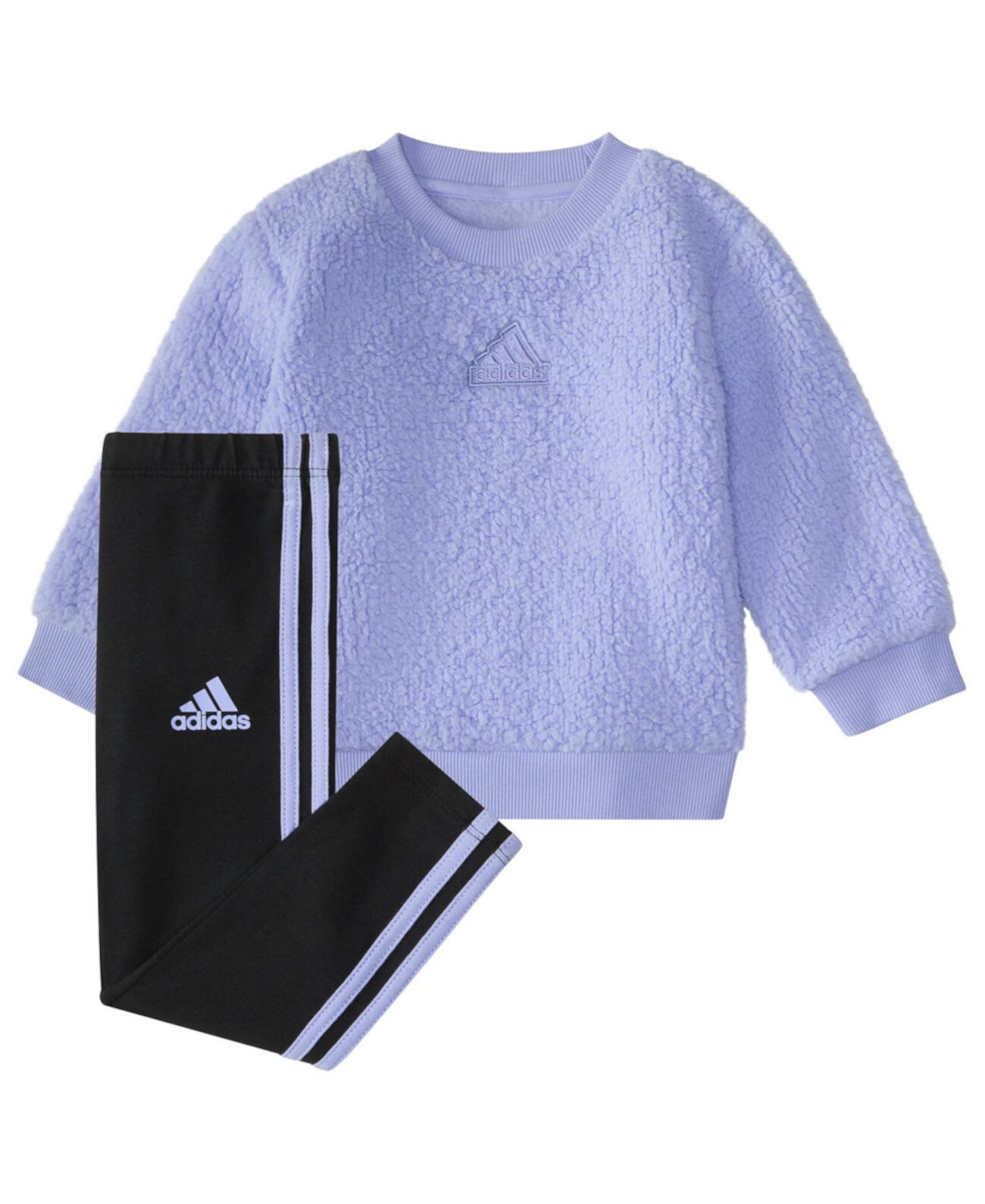 Детский Комплект Одежды Adidas Sherpa и Леггинсы, 2-Шт Adidas