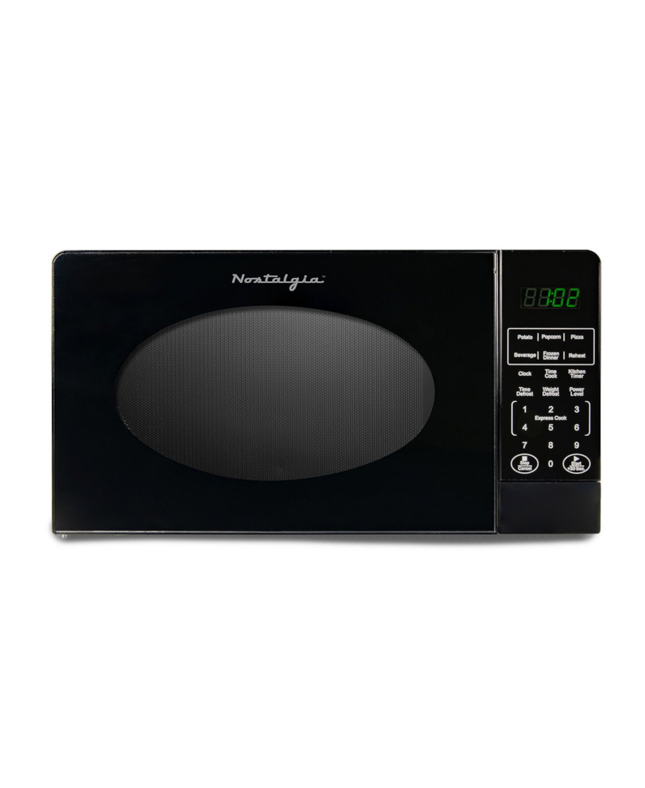 0.7 Cubic Retro Foot Countertop Microwave Oven Nostalgia