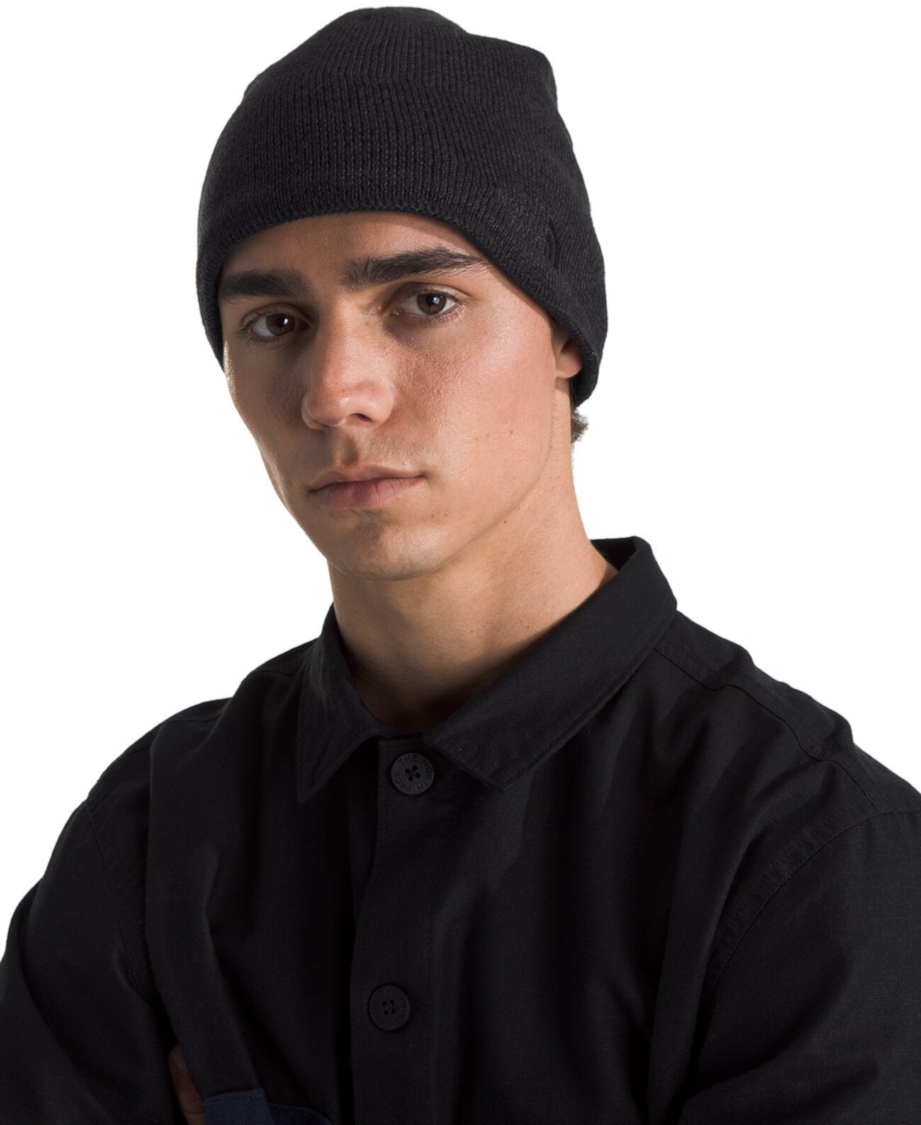 Классическая шапка Jim Beanie, 80% полиэстер, 20% шерсть, с флисовой подкладкой The North Face