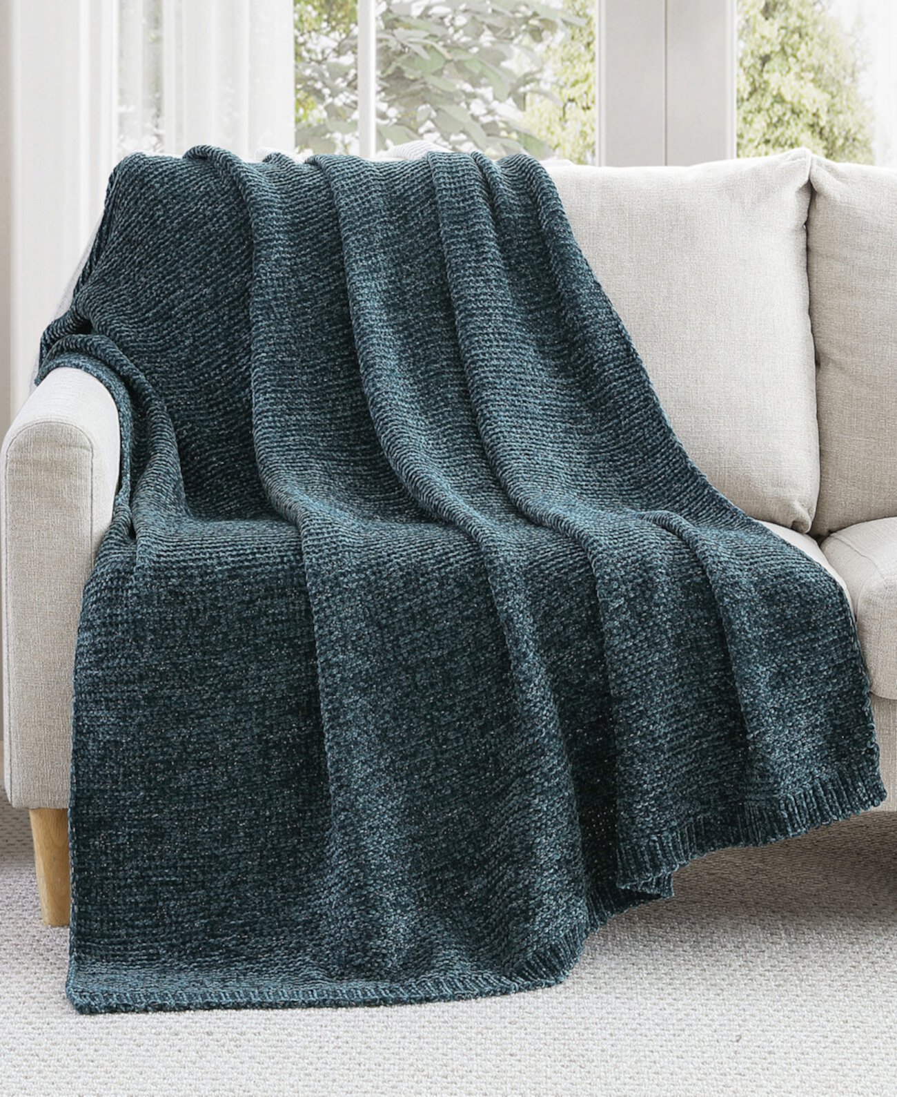 Eloise Lurex Chenille Throw, 50" x 70" French Connection