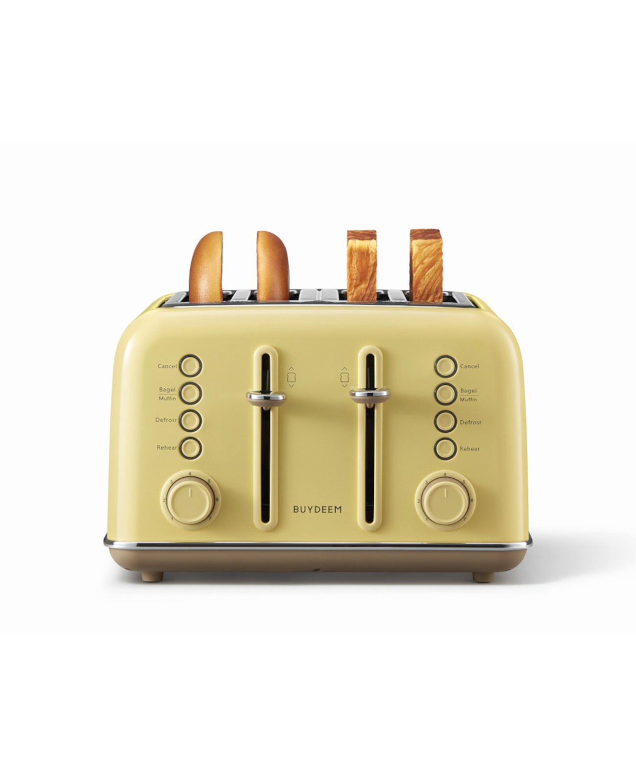 Colorful Metal 4-Slice Toaster BUYDEEM