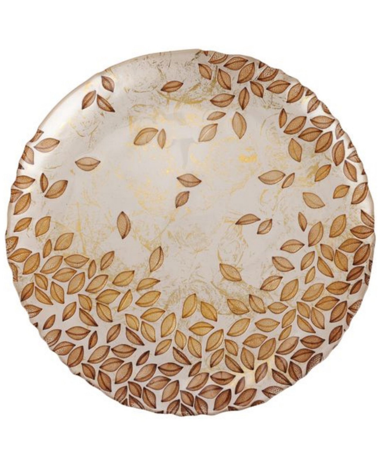 Autunno Glass Round Platter VIETRI