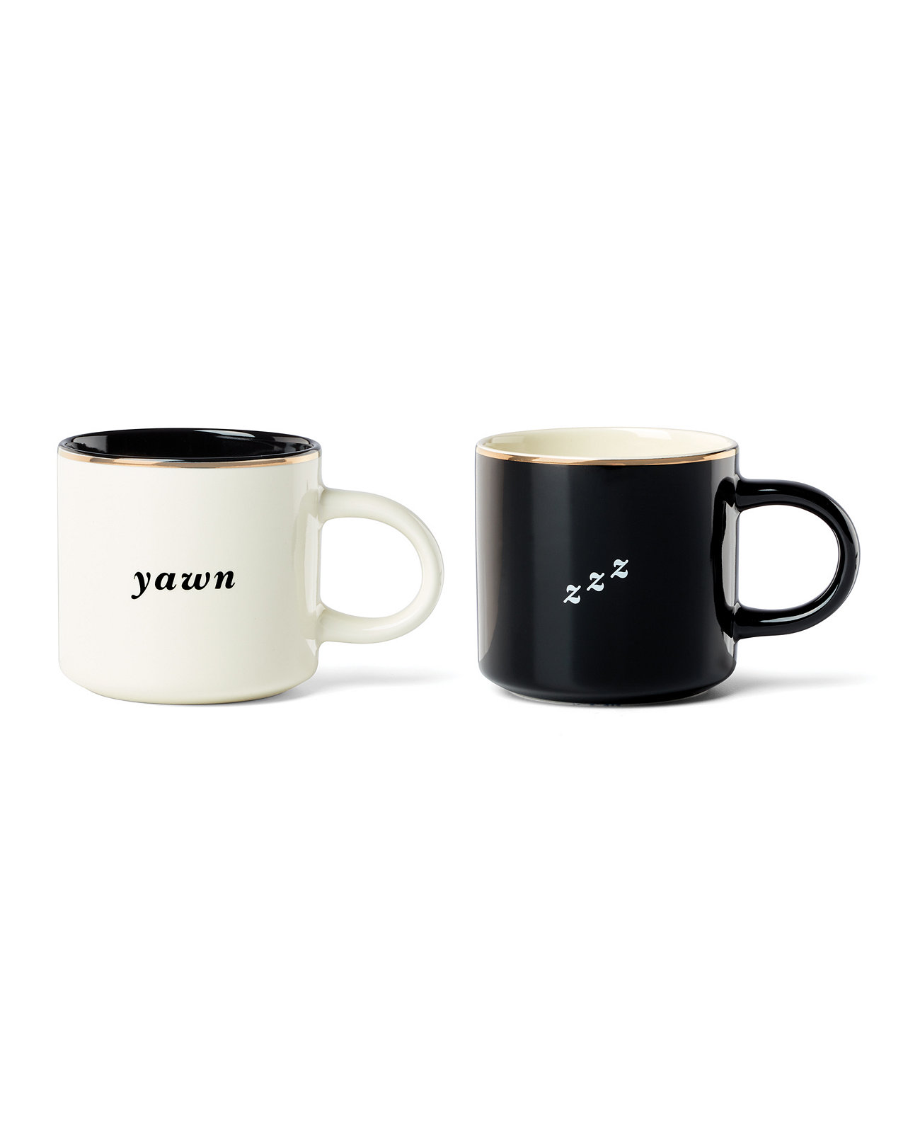 Yawn Zzz Mugs, Set of 2 Kate Spade New York