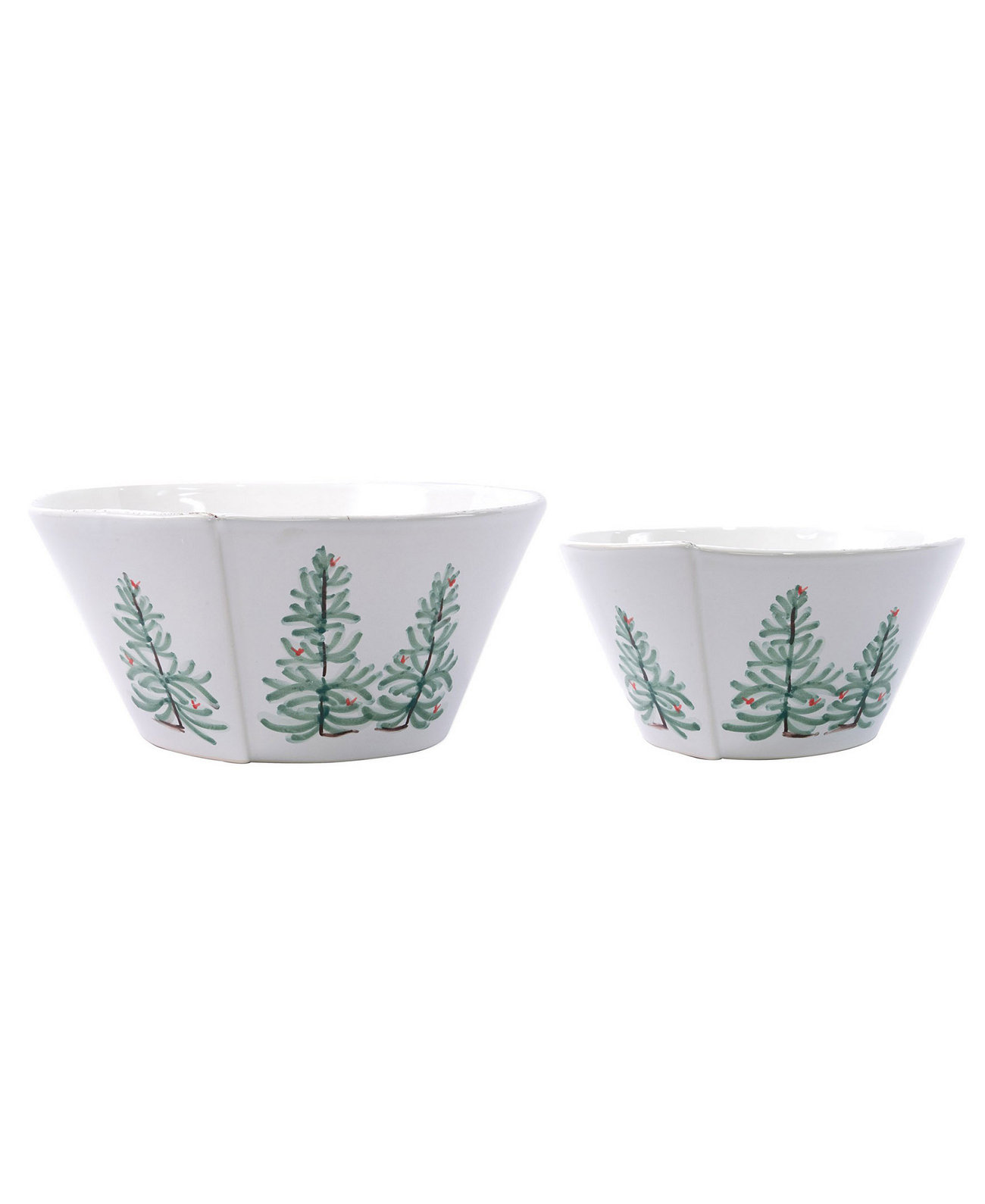 Lastra Holiday 2 Piece Serving Bowls Set VIETRI