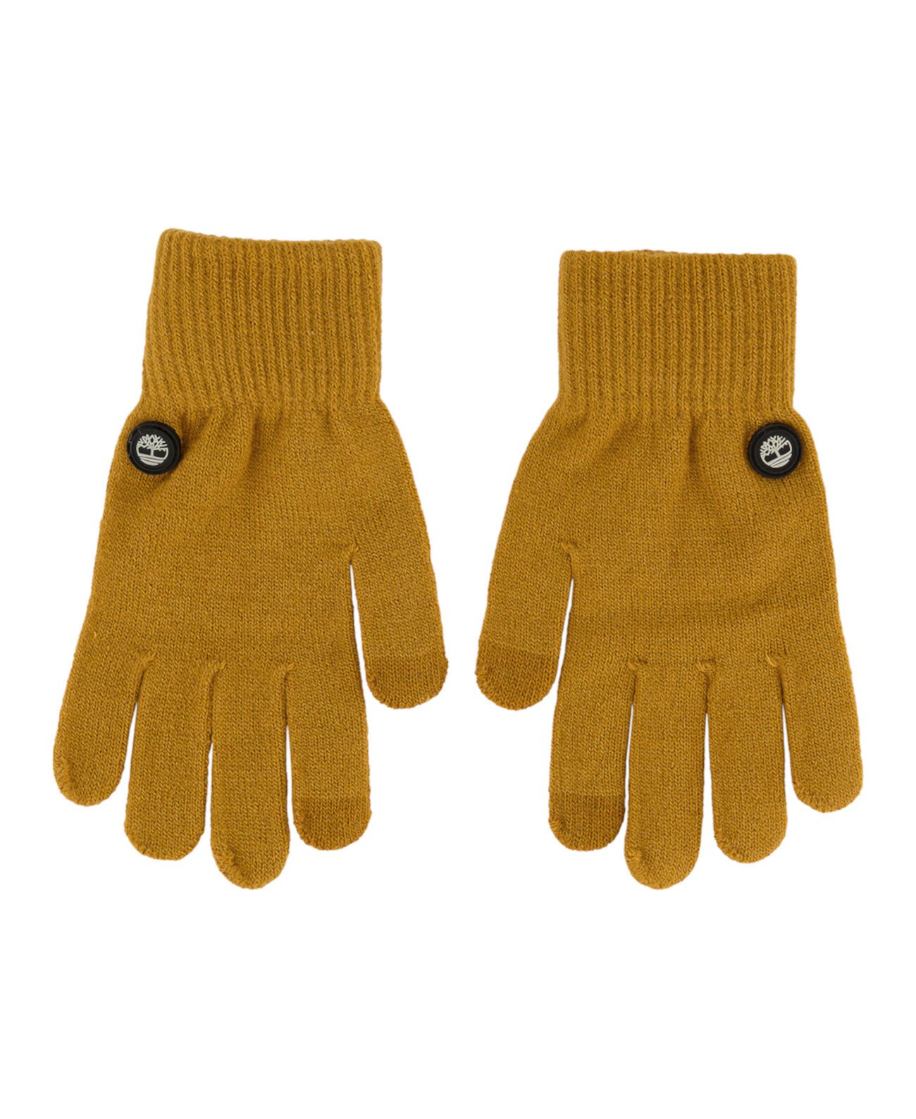 Зимние перчатки Timberland Men's Touch Tips and Rubber Logo Magic Glove Timberland